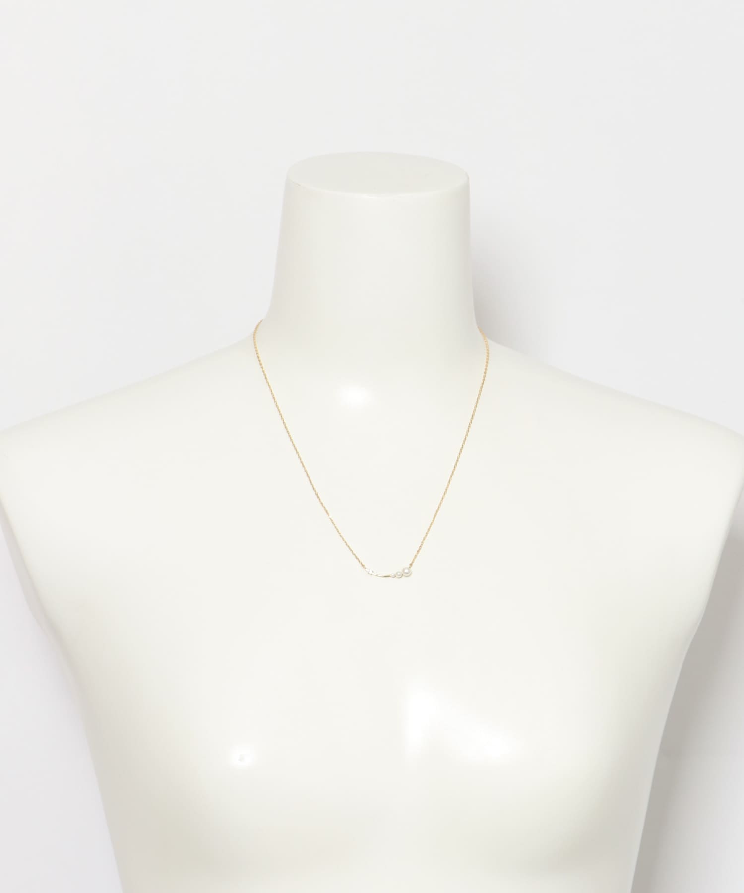パールアクセントネックレス GOLD FREE