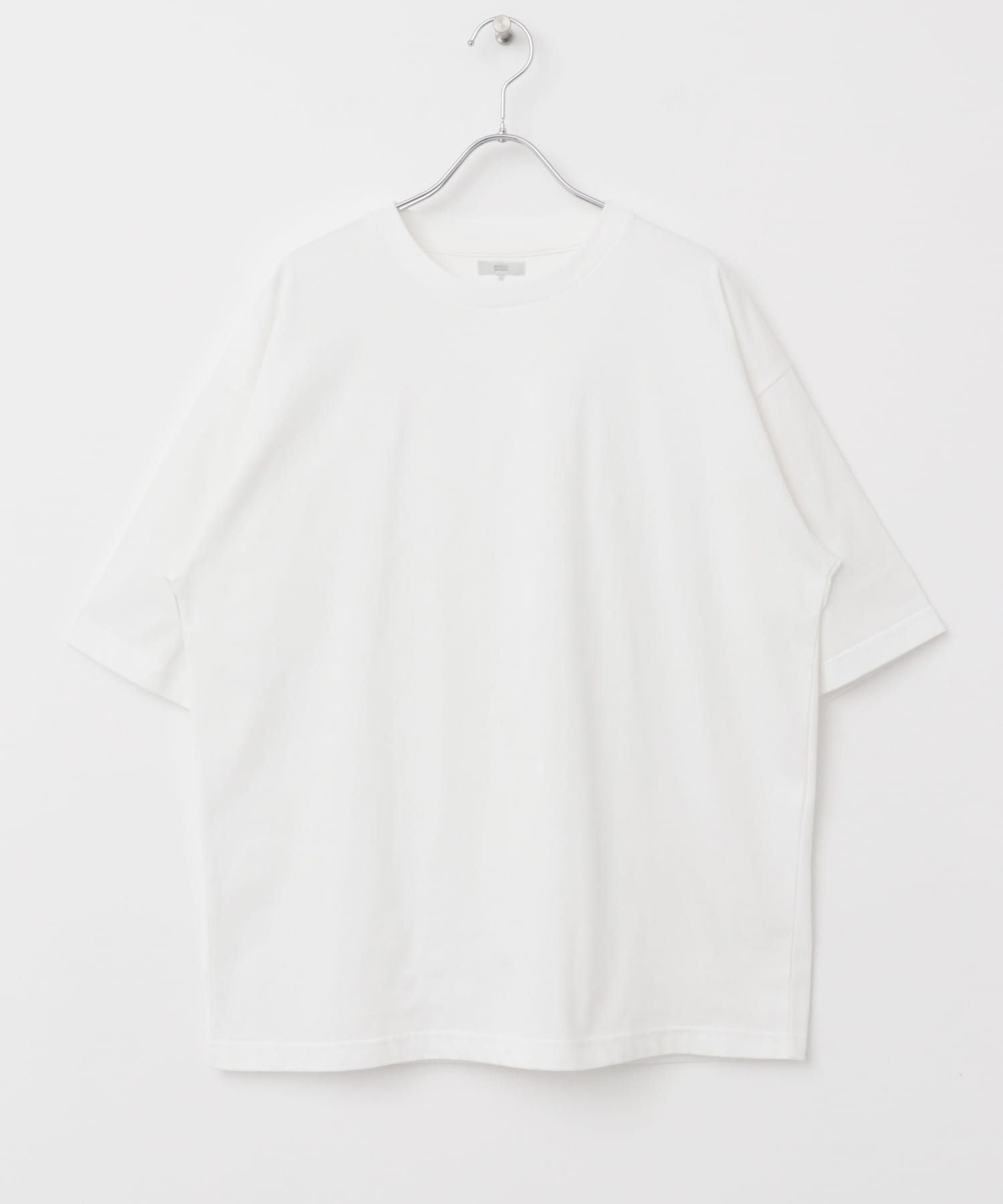 『接触冷感』『XLサイズあり』Cool TouchシルケットTシャツ WHITE S