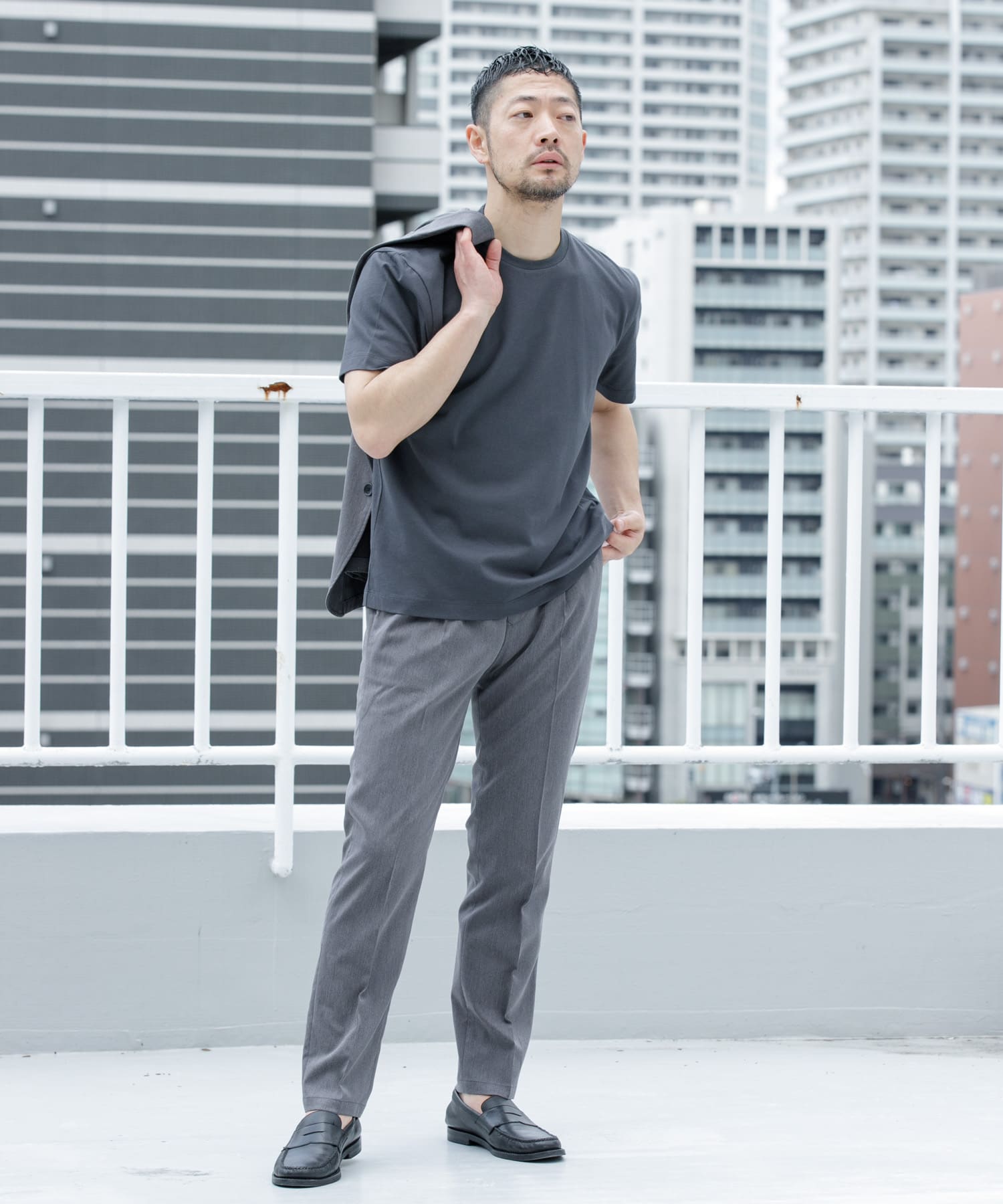 身長：173cm サイズ：L