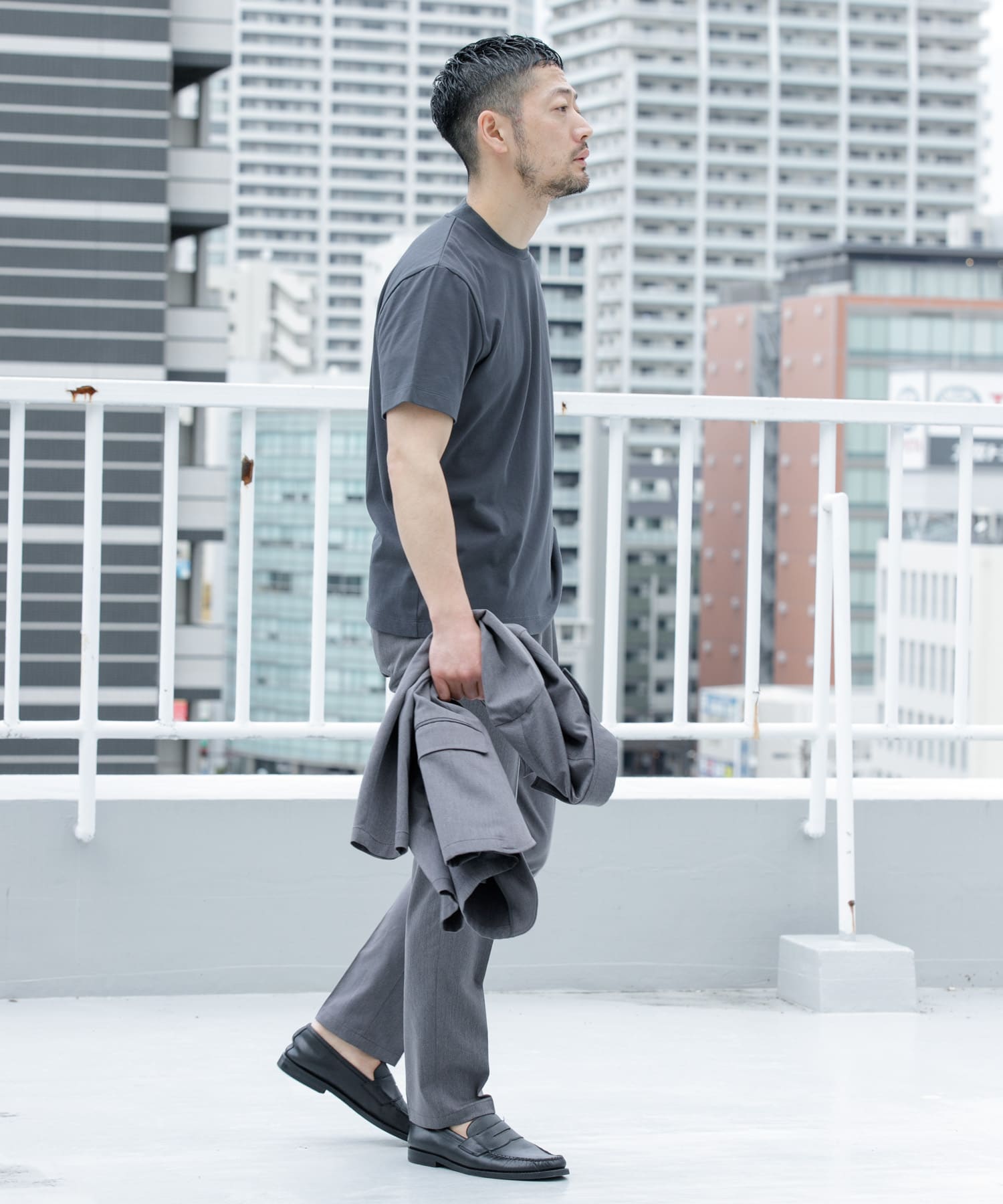 身長：173cm サイズ：L