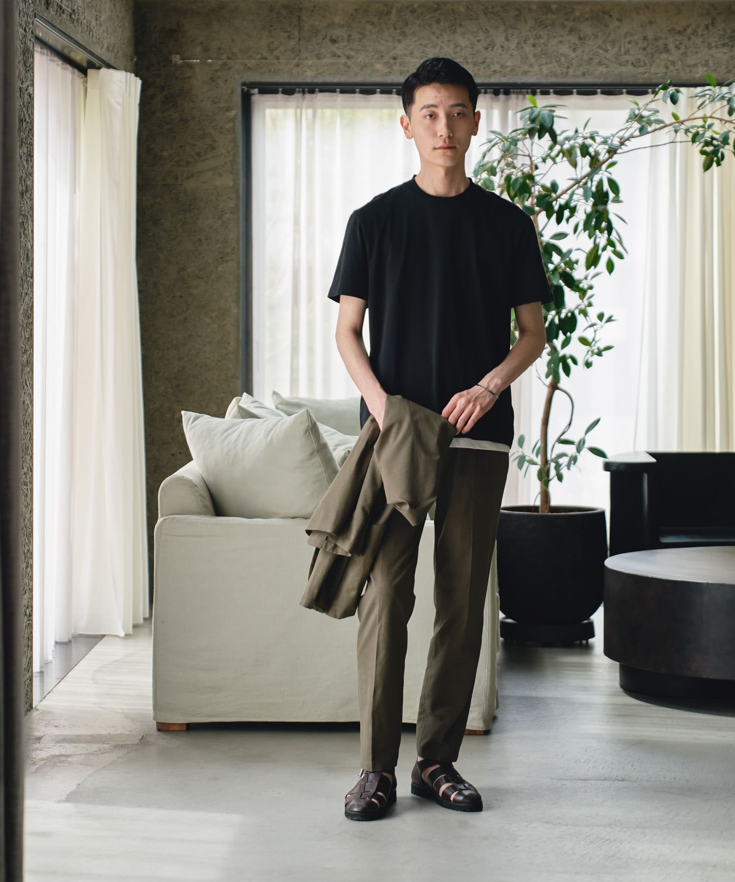 身長：180cm サイズ：L