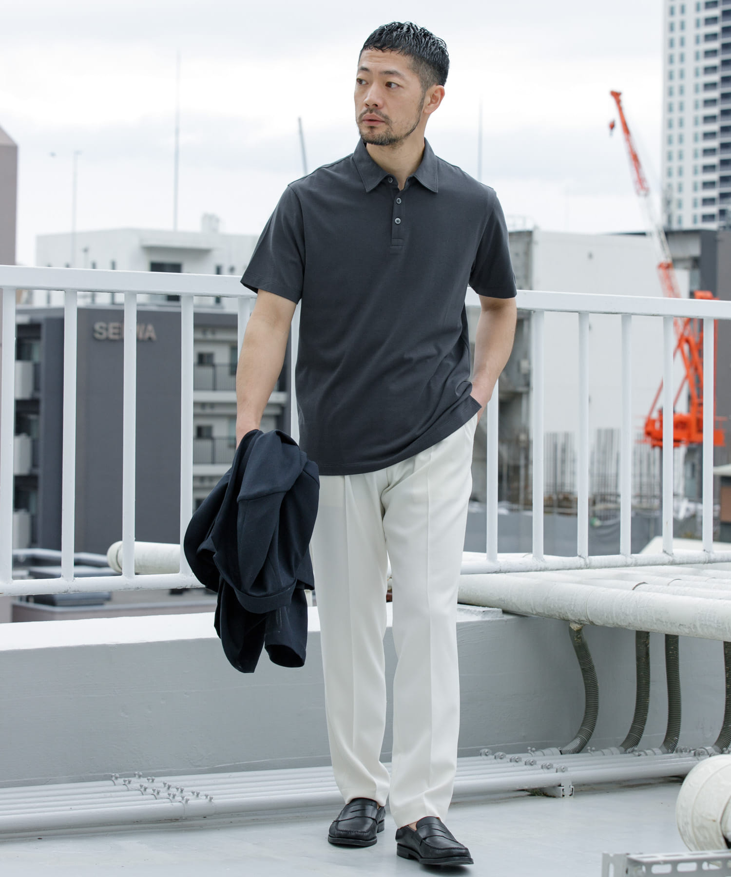 身長：173cm サイズ：L