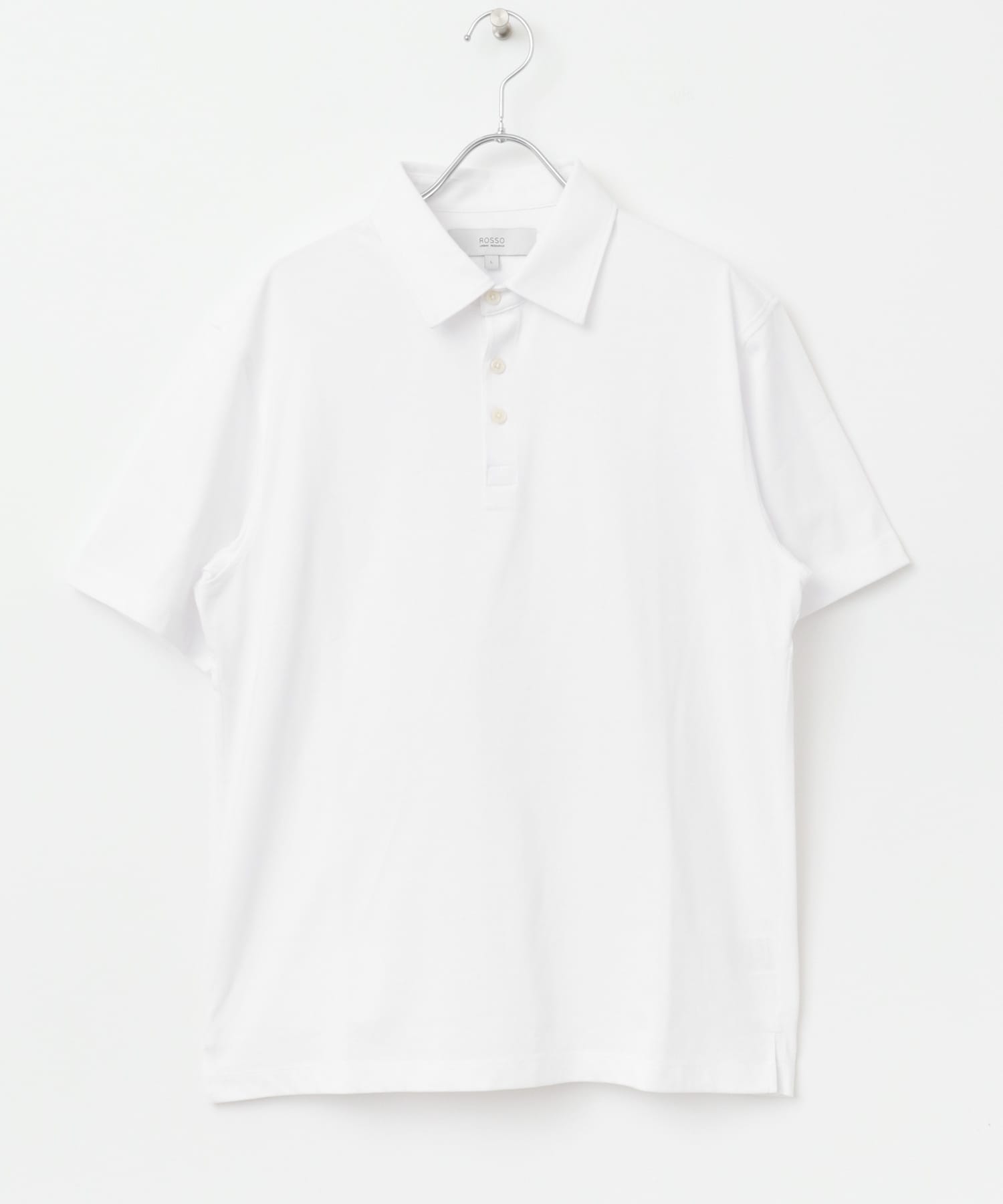 『WEB限定』『XLサイズあり』吸湿速乾ポロシャツ WHITE S