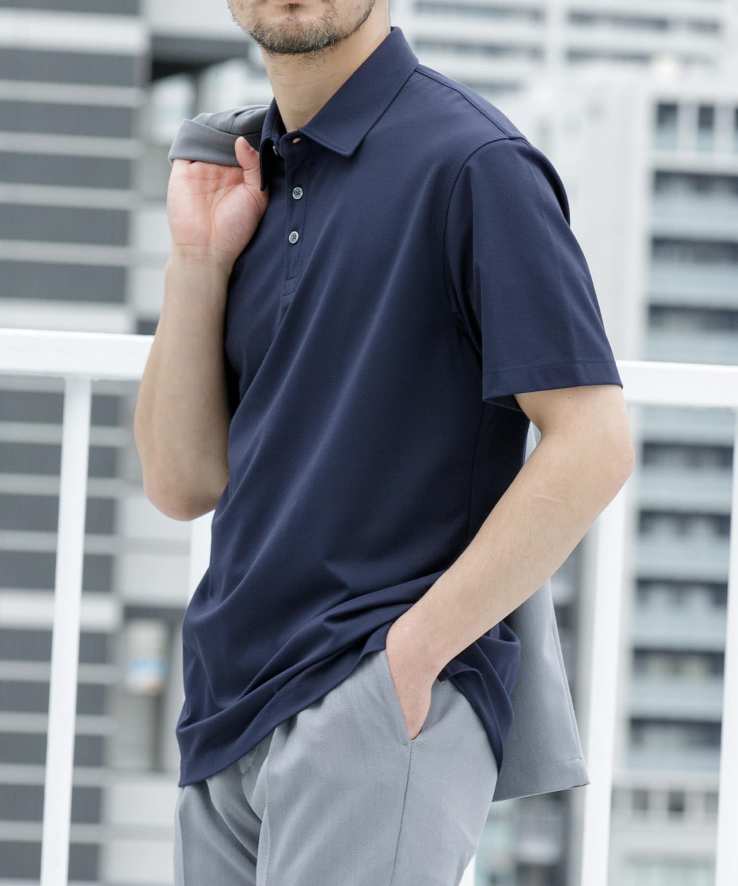 身長：173cm サイズ：L