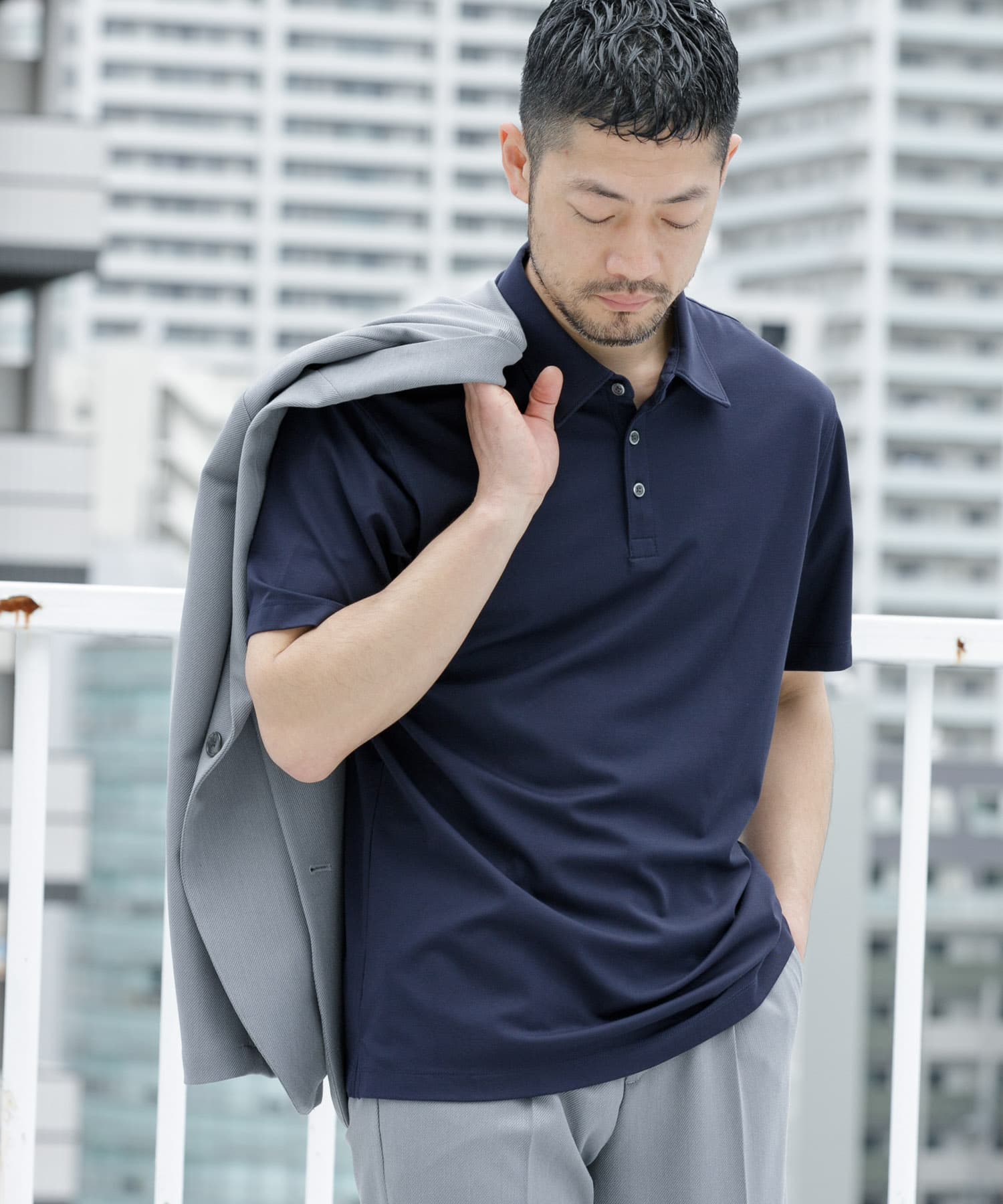 身長：173cm サイズ：L