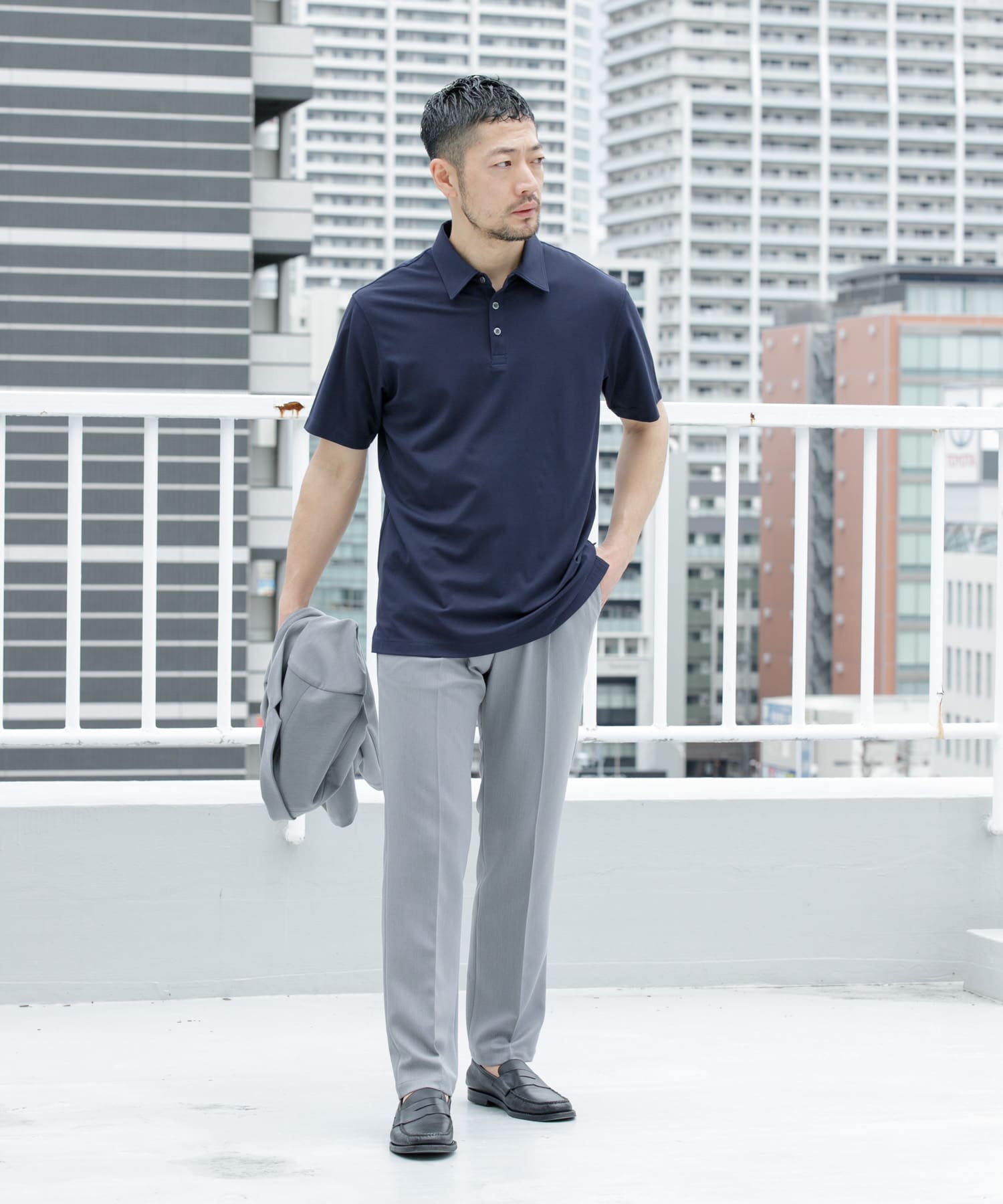 身長：173cm サイズ：L