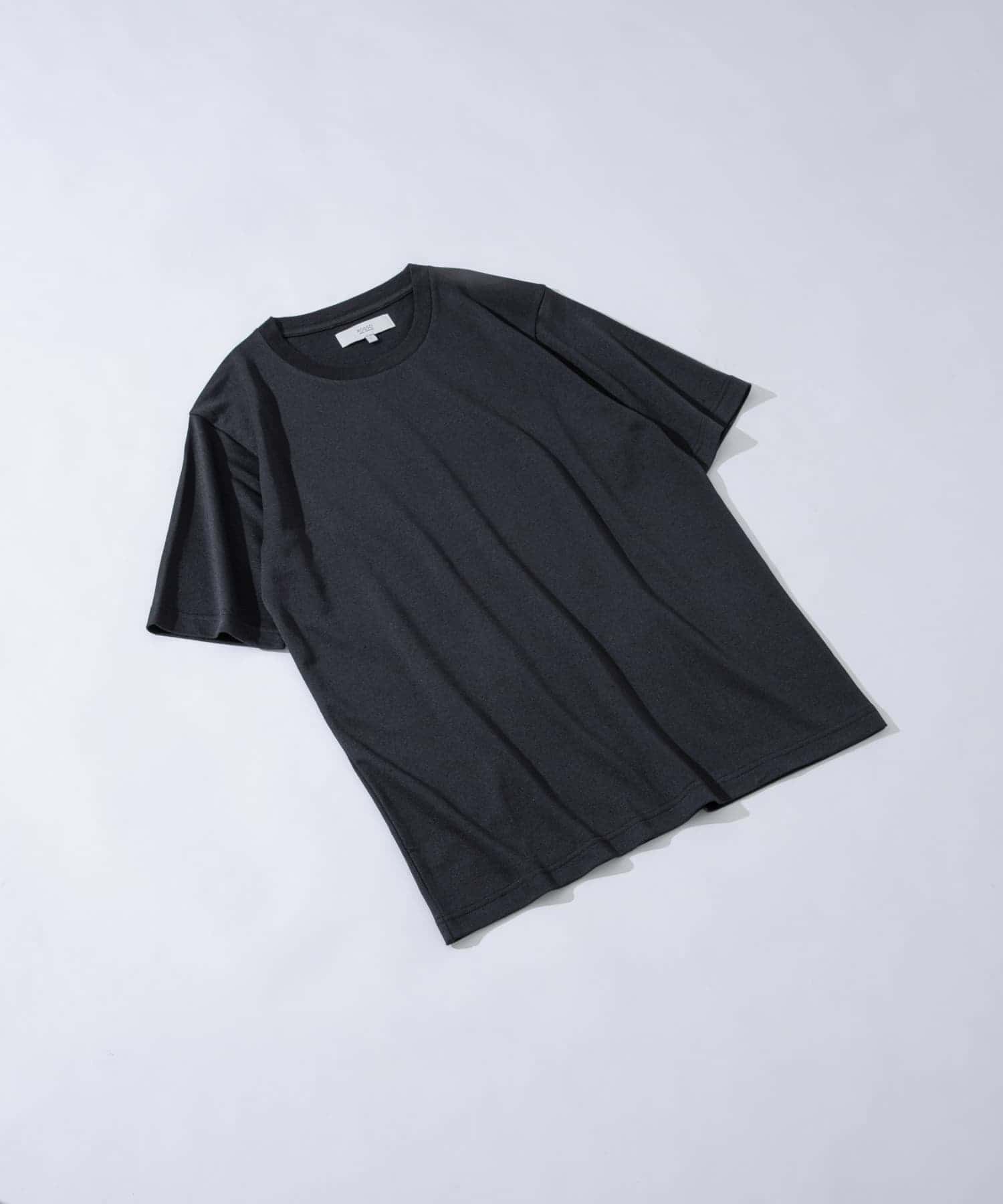 『WEB限定』『XLサイズあり』リネン混カノコクルーTシャツ BLACK M