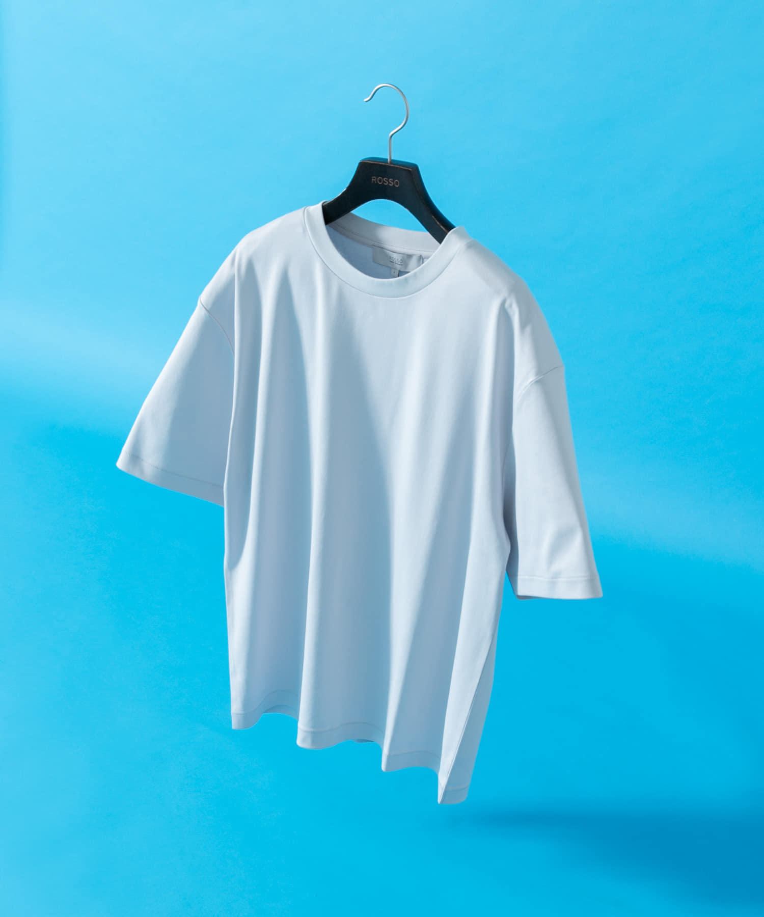 『XLサイズあり』『UR TECH』防汚加工 リラックスクルーネックTシャツ LIGHT GRAY S