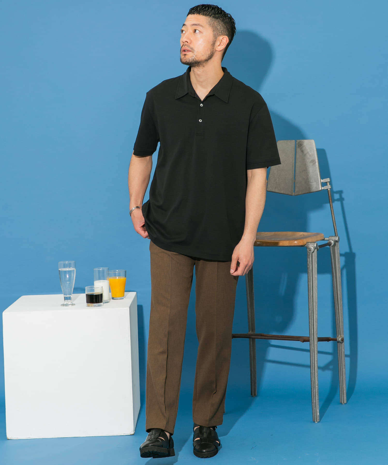 身長：173cm サイズ：L