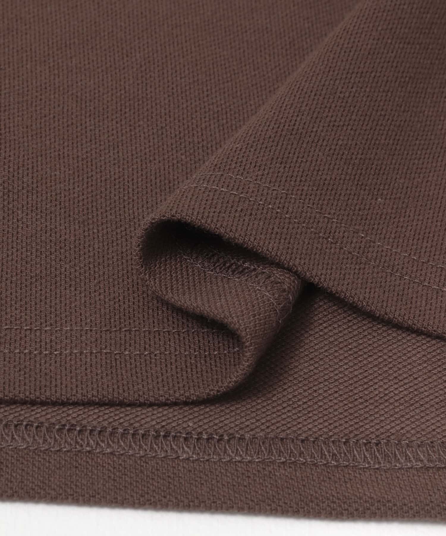 『XLサイズあり』ハイパフォーマンス鹿の子ポロシャツ BROWN S