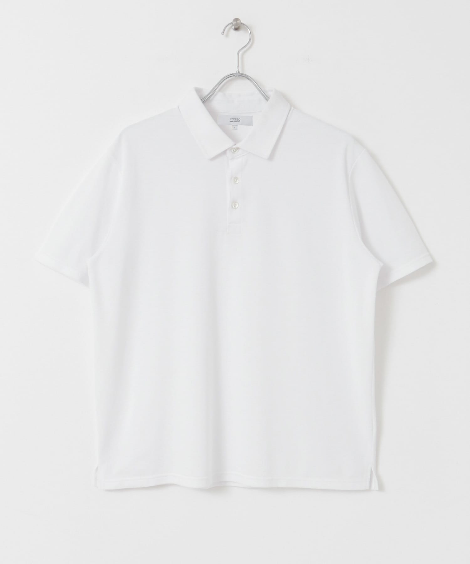 『XLサイズあり』ハイパフォーマンス鹿の子ポロシャツ WHITE S