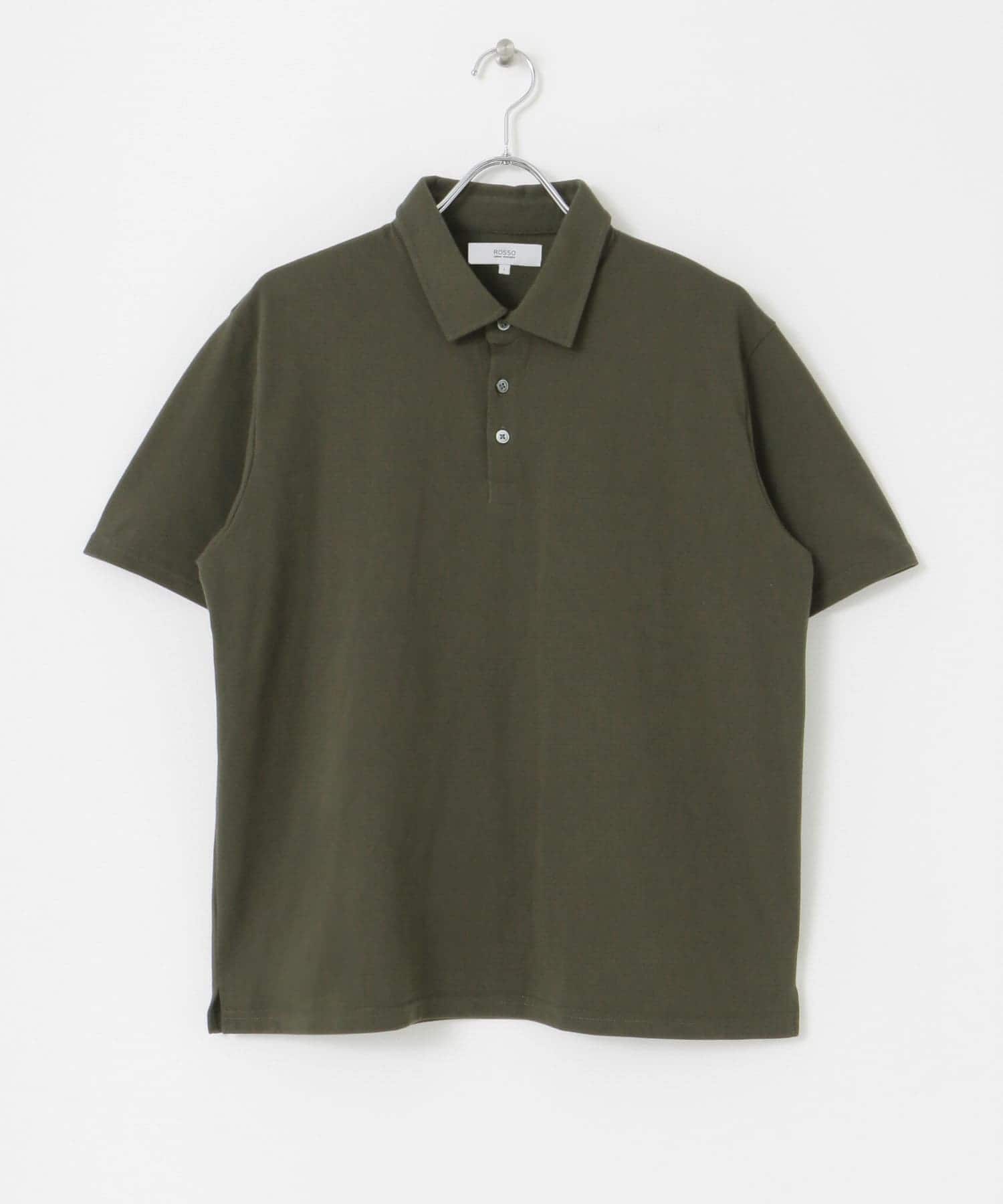 『XLサイズあり』ハイパフォーマンス鹿の子ポロシャツ KHAKI S