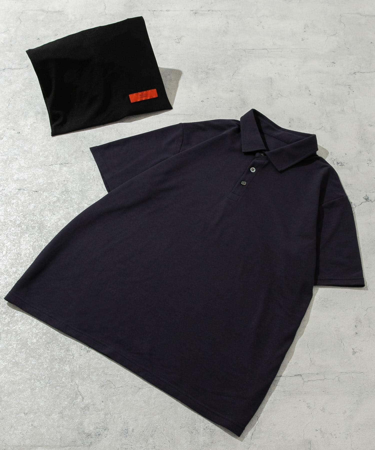 『XLサイズあり』ハイパフォーマンス鹿の子ポロシャツ NAVY S