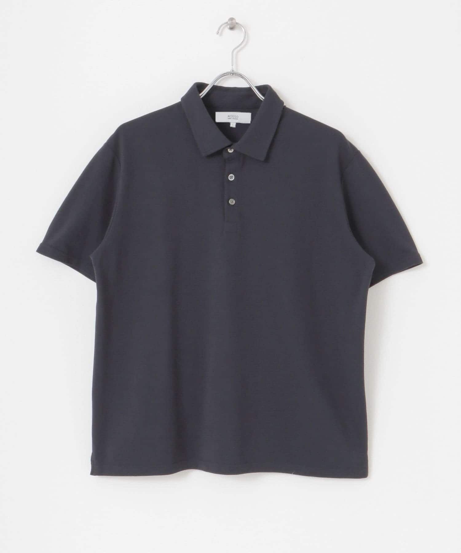 『XLサイズあり』ハイパフォーマンス鹿の子ポロシャツ NAVY S