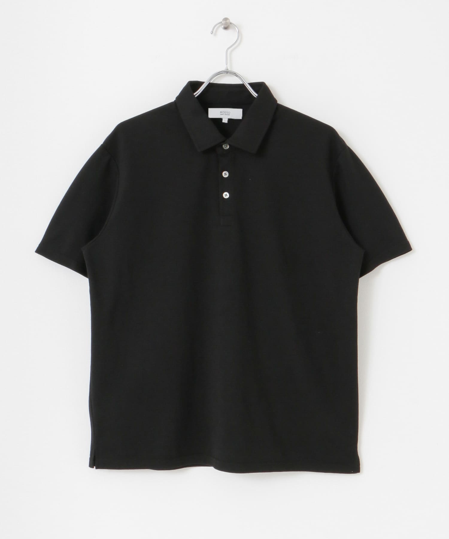 『XLサイズあり』ハイパフォーマンス鹿の子ポロシャツ BLACK S