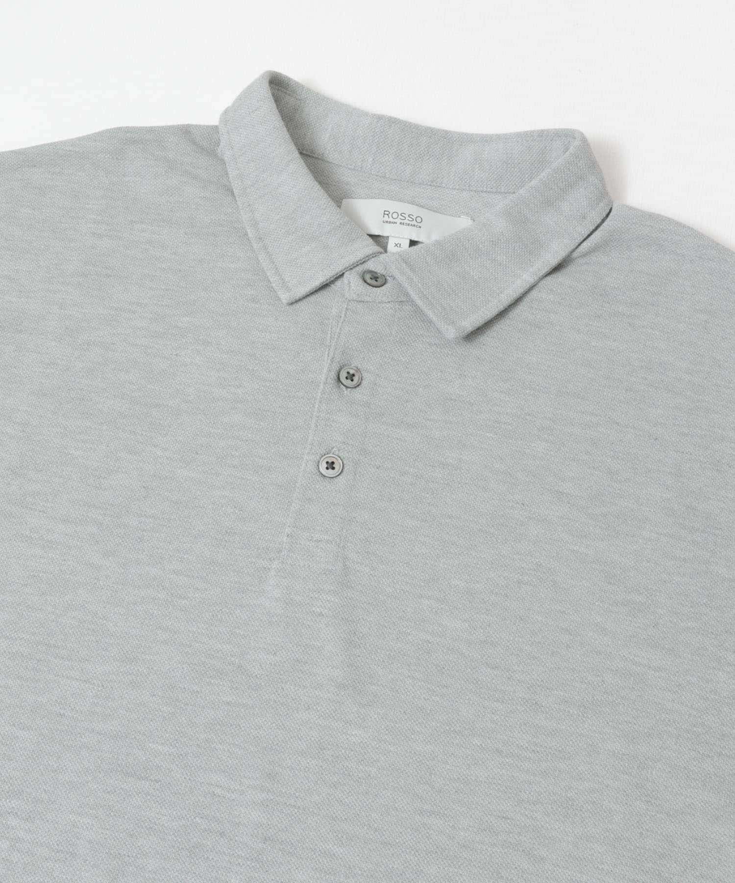 『XLサイズあり』ハイパフォーマンス鹿の子ポロシャツ GRAY S
