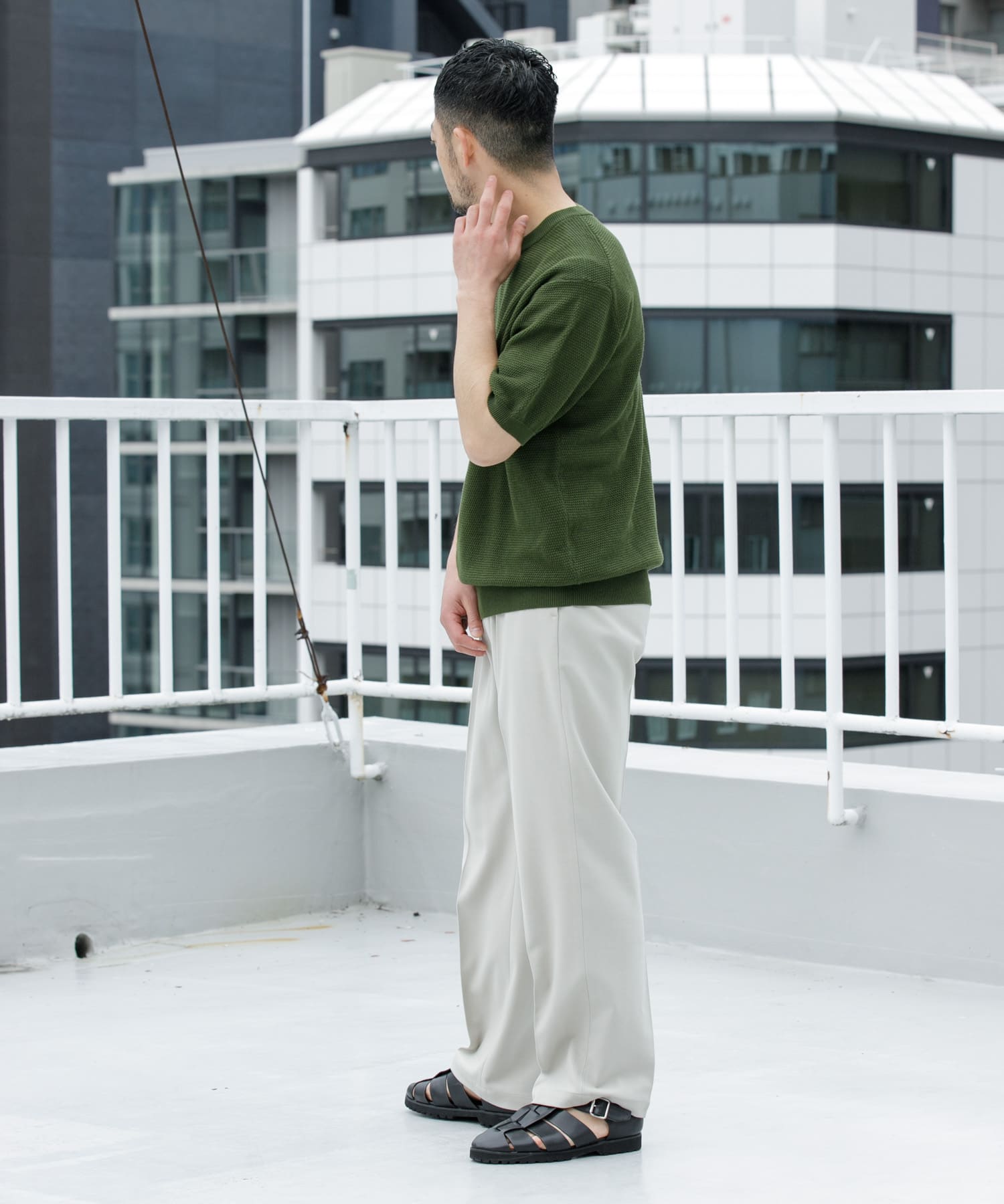 身長：173cm サイズ：L