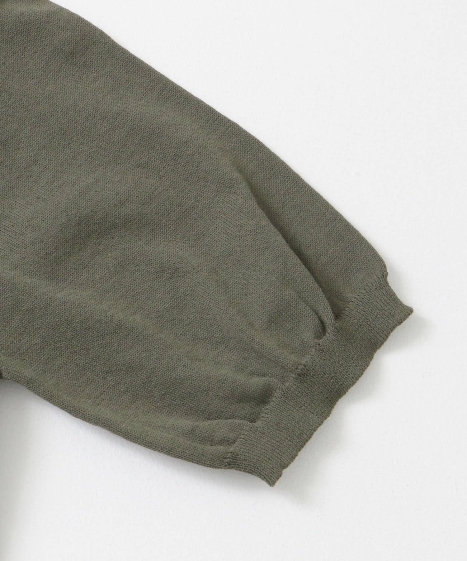『UR TECH ひやサラクール』AIRDRY半袖クルーニット KHAKI M