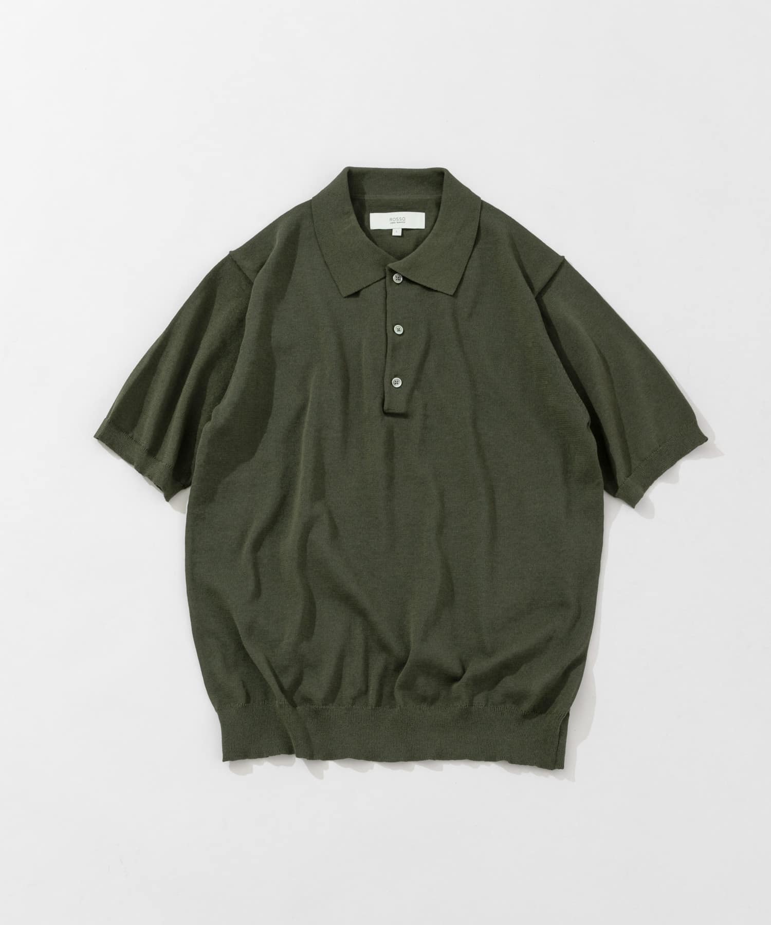 『UR TECH ひやサラクール』AIRDRY半袖ニットポロ KHAKI M