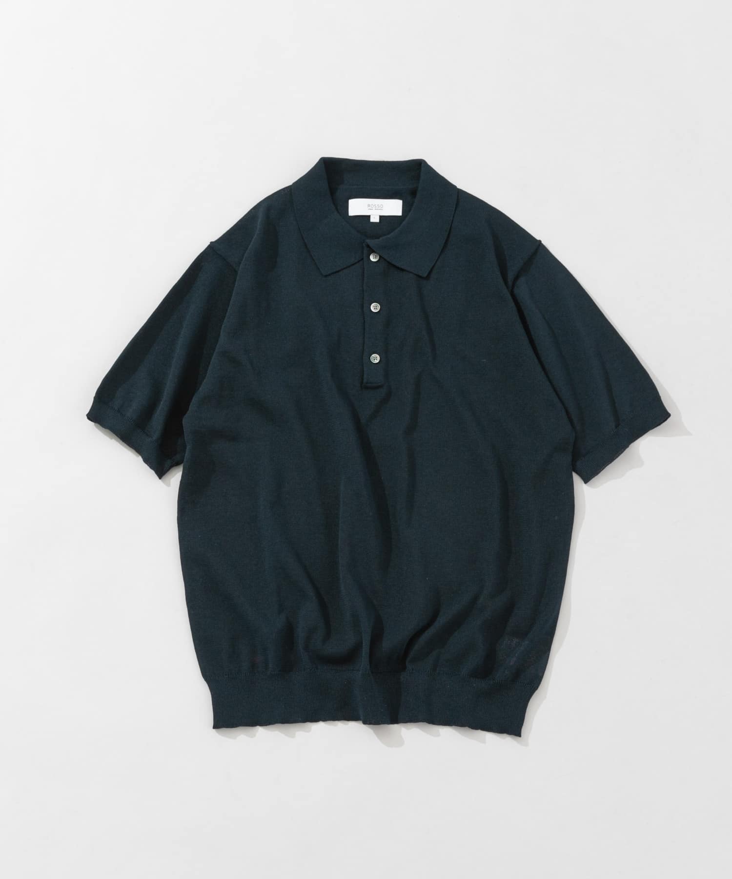 『UR TECH ひやサラクール』AIRDRY半袖ニットポロ NAVY M