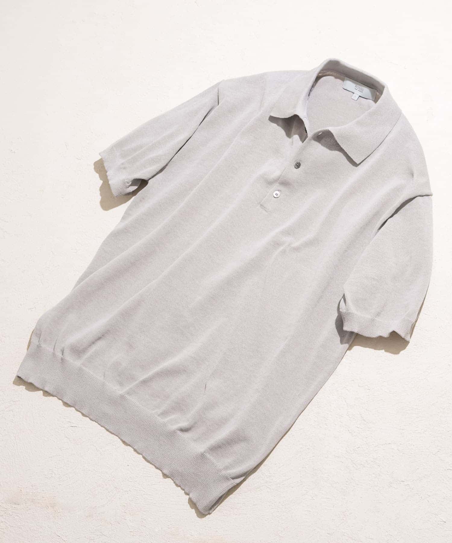 『UR TECH ひやサラクール』AIRDRYリラックスポロ ICE GRAY L