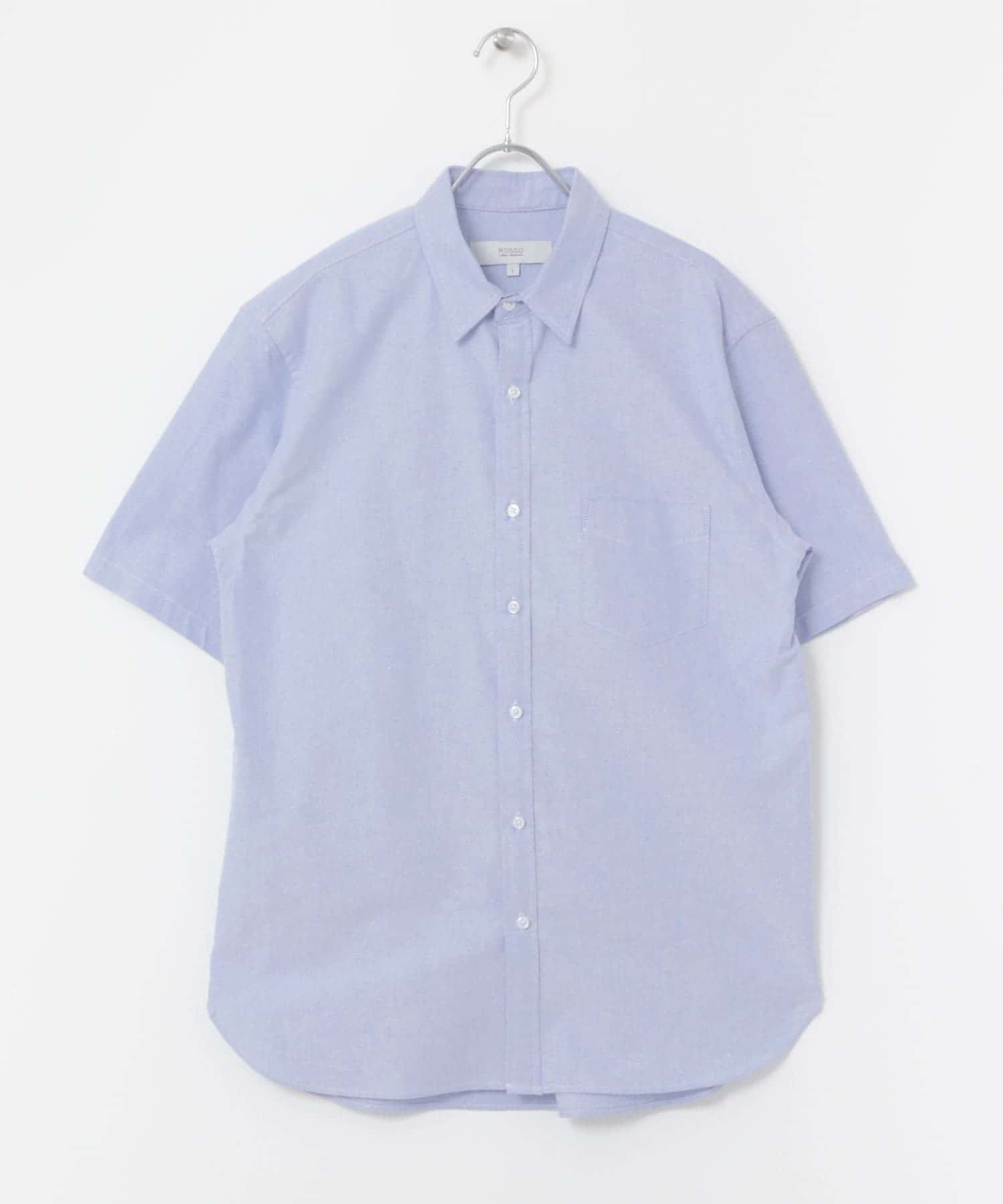 『抗菌/消臭』『XXLサイズあり』ハイパフォーマンスオックス半袖シャツ SAX S