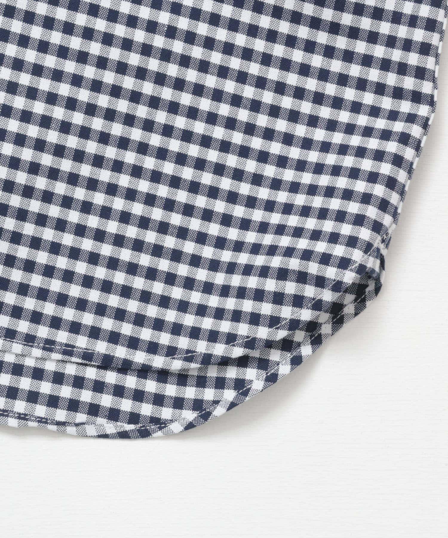 『抗菌/消臭』『XXLサイズあり』ハイパフォーマンスオックス半袖シャツ NAVY CHECK S
