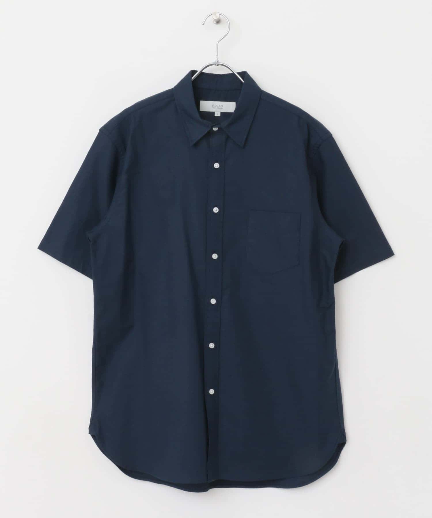 『抗菌/消臭』『XXLサイズあり』ハイパフォーマンスオックス半袖シャツ NAVY S