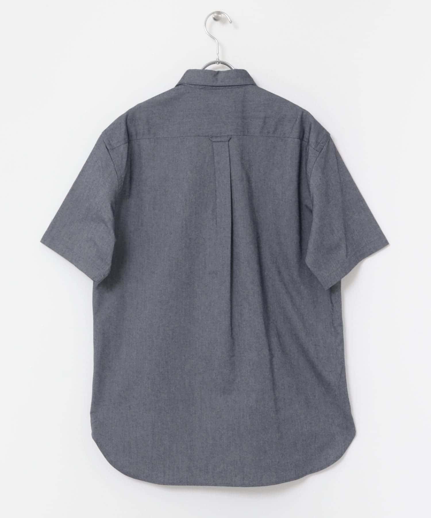 『抗菌/消臭』『XXLサイズあり』ハイパフォーマンスオックス半袖シャツ INDIGO S