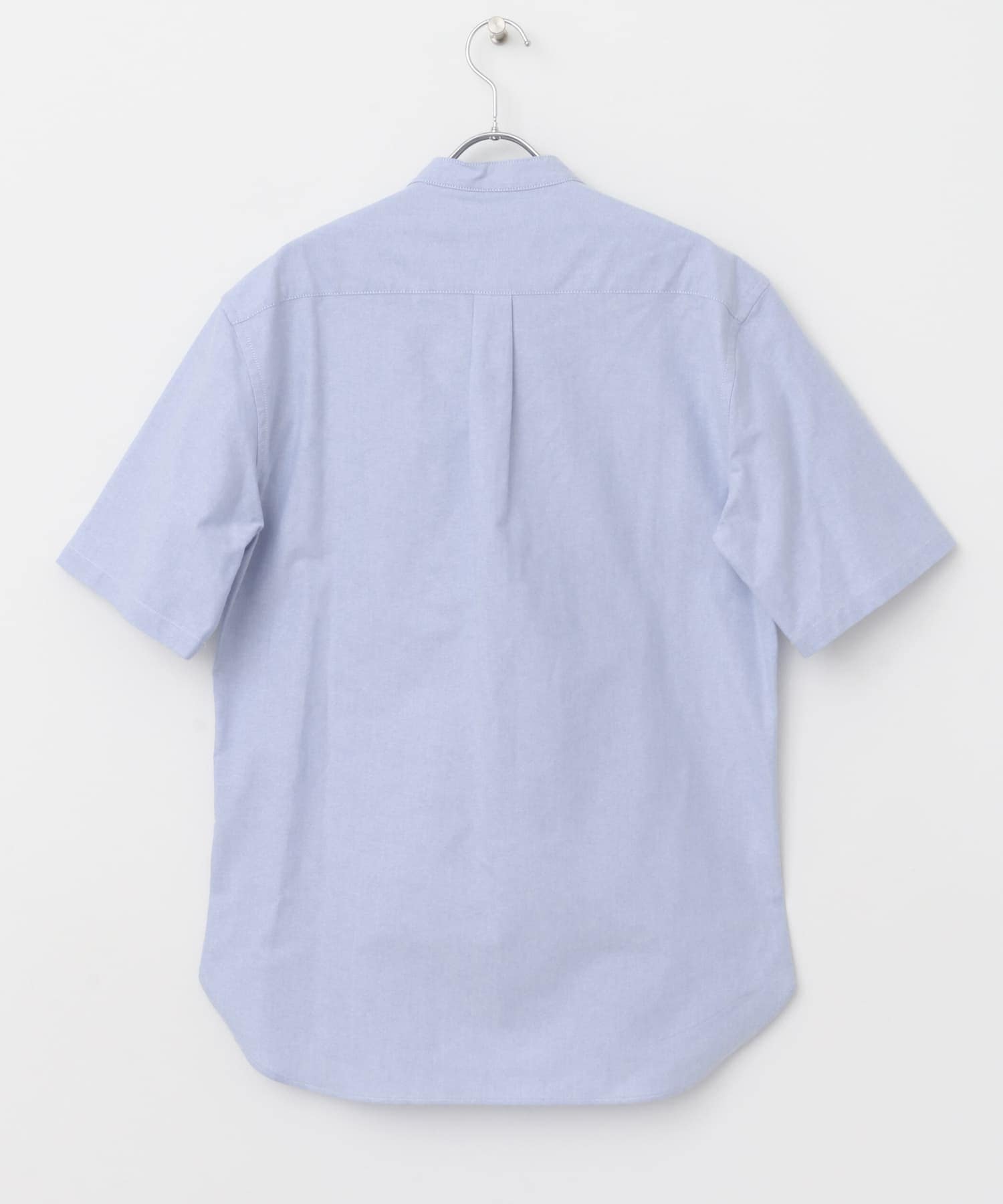 『抗菌/消臭』『XXLサイズあり』ハイパフォーマンスバンドカラー半袖シャツ SAX S