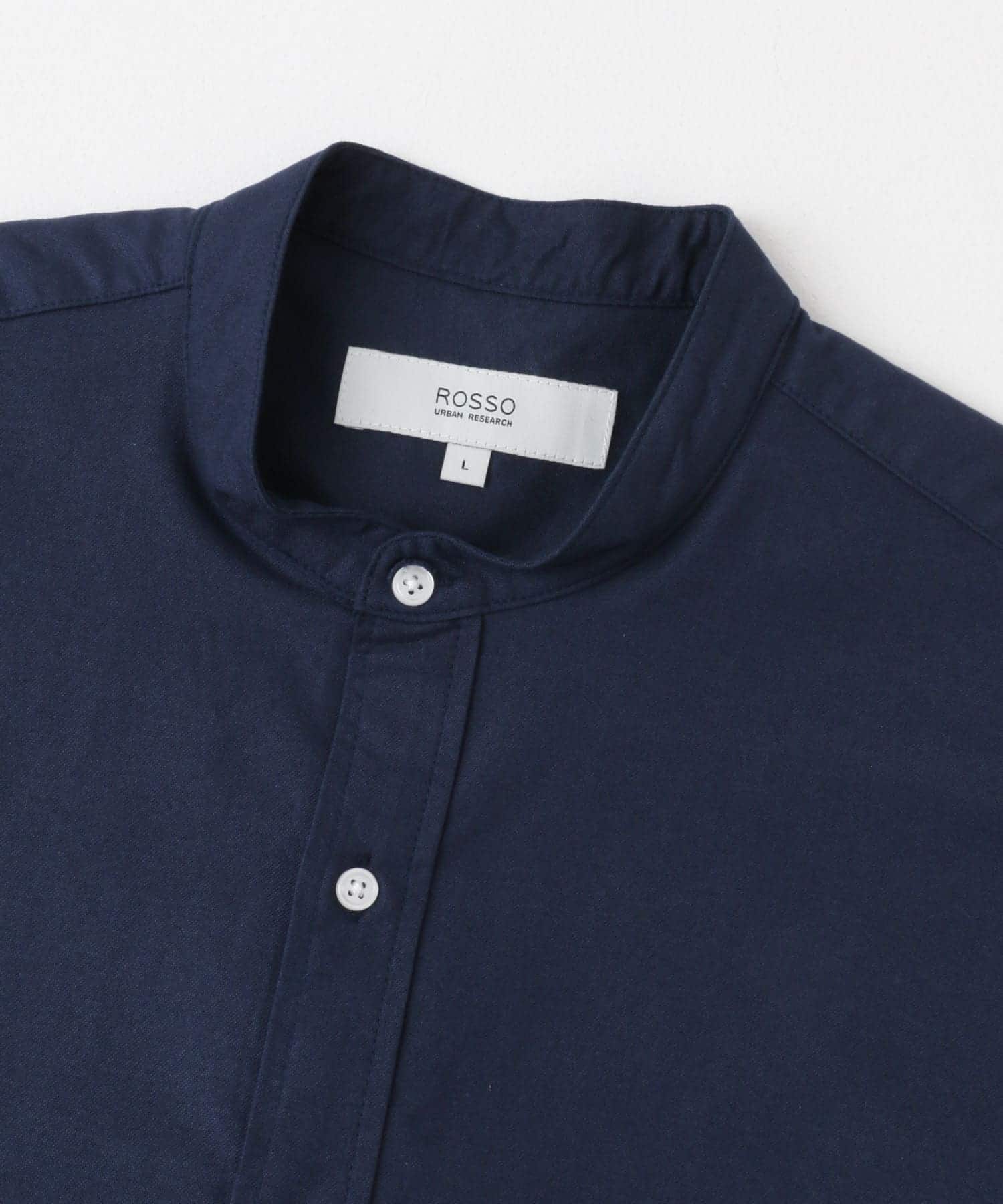 『抗菌/消臭』『XXLサイズあり』ハイパフォーマンスバンドカラー半袖シャツ NAVY S