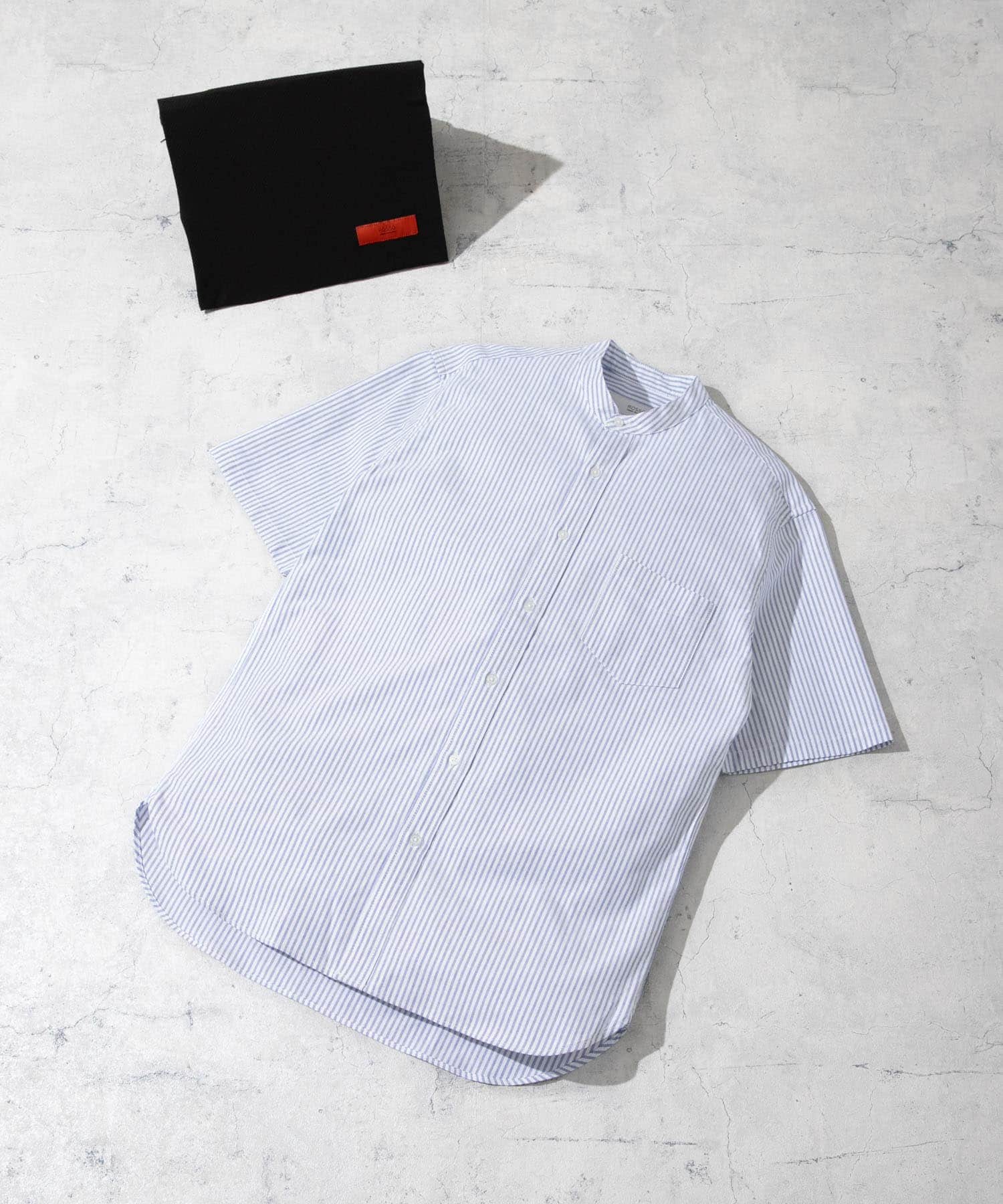 『抗菌/消臭』『XXLサイズあり』ハイパフォーマンスバンドカラー半袖シャツ