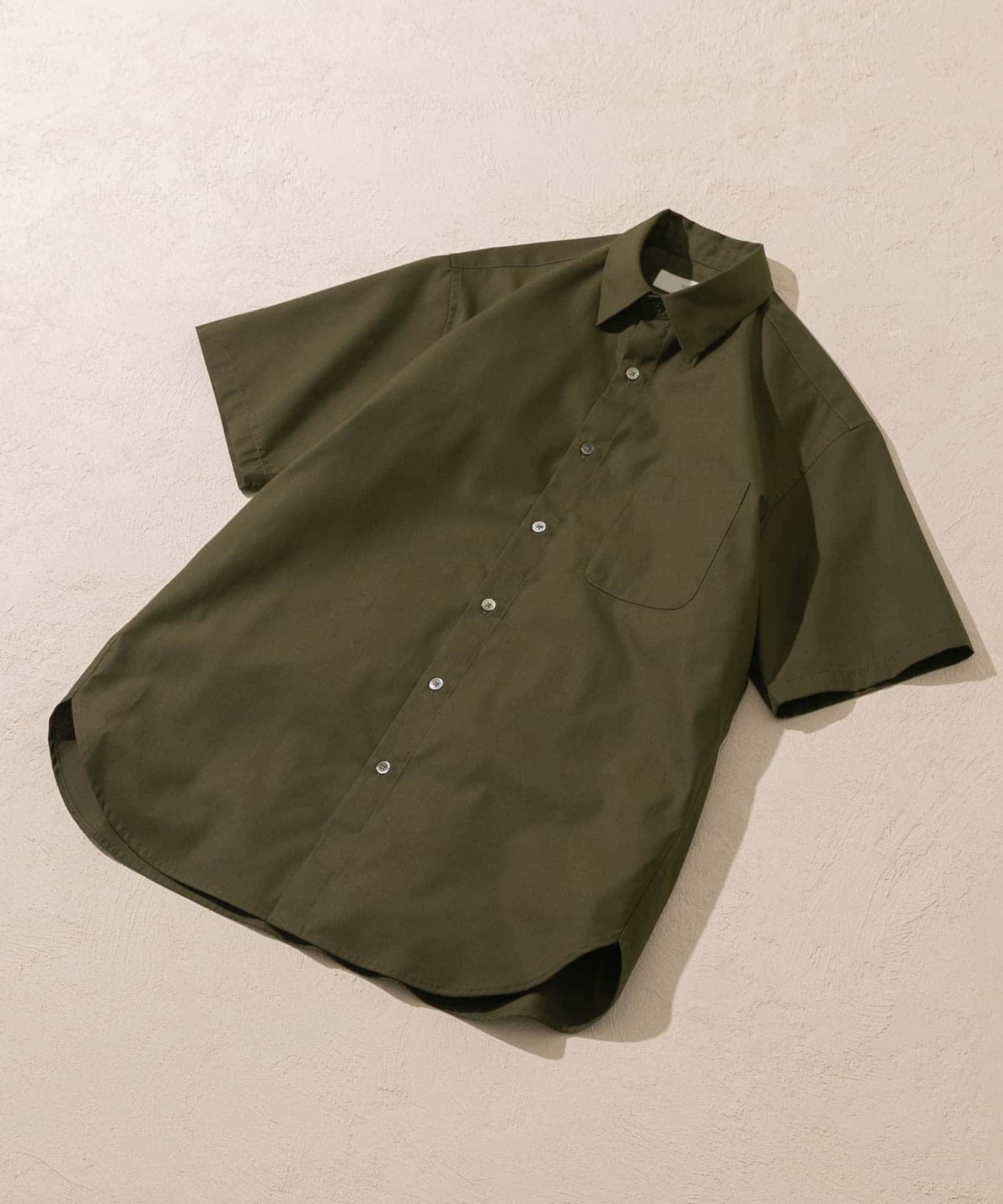 『防シワ/防臭』『XLサイズあり』ハイパフォーマンスブロード半袖シャツ KHAKI S
