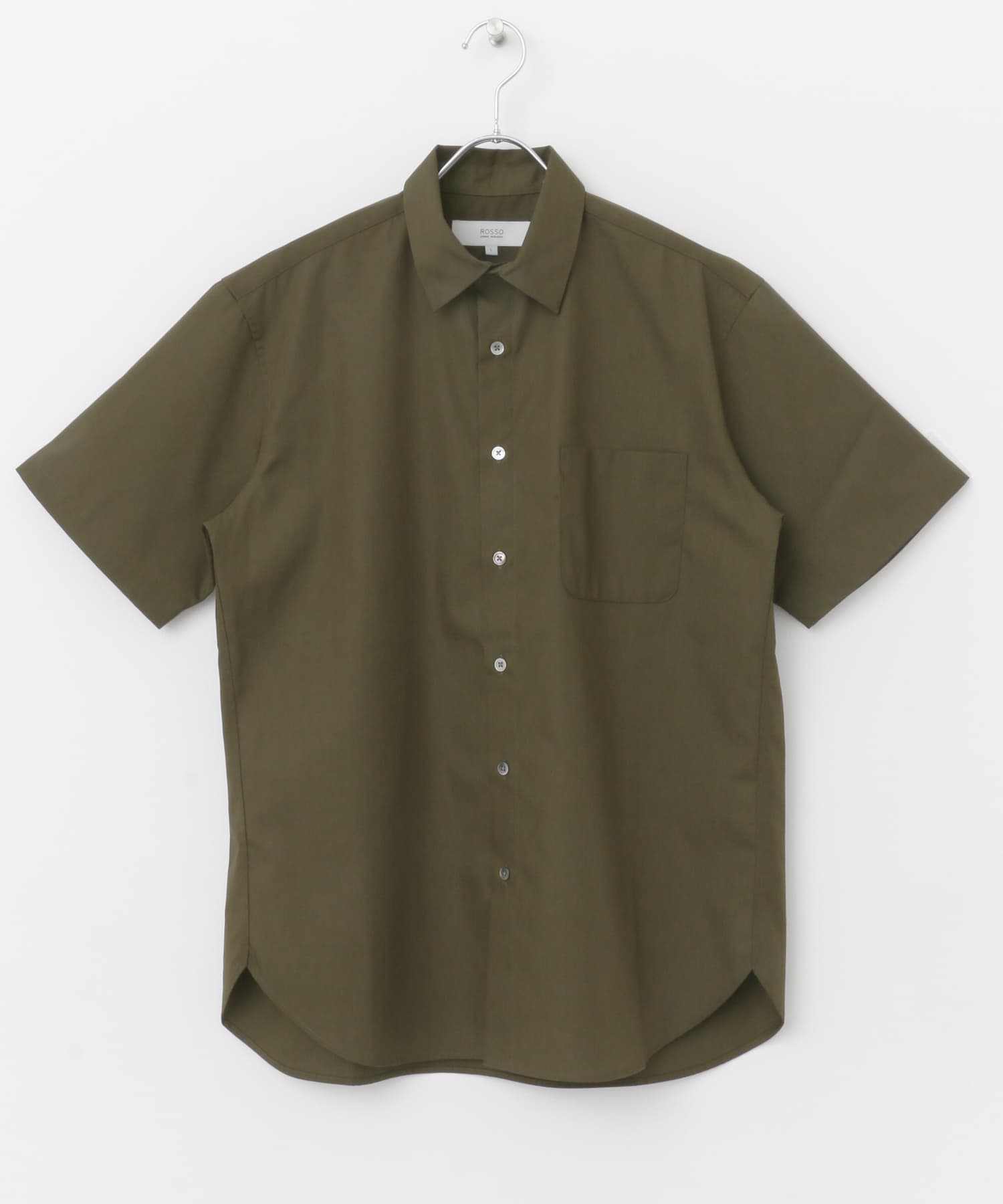 『防シワ/防臭』『XLサイズあり』ハイパフォーマンスブロード半袖シャツ KHAKI S