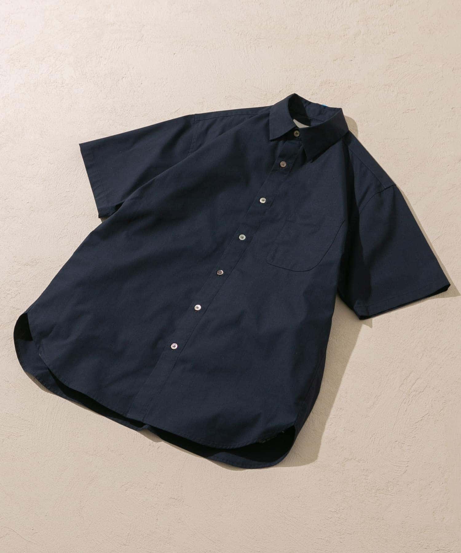 『防シワ/防臭』『XLサイズあり』ハイパフォーマンスブロード半袖シャツ NAVY S