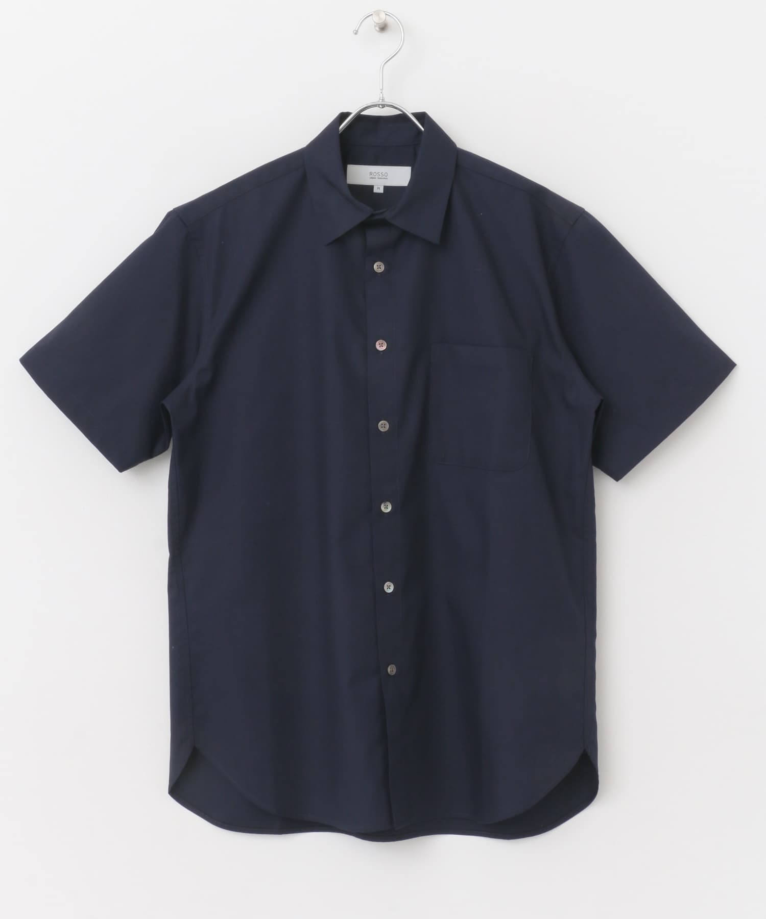 『防シワ/防臭』『XLサイズあり』ハイパフォーマンスブロード半袖シャツ NAVY S