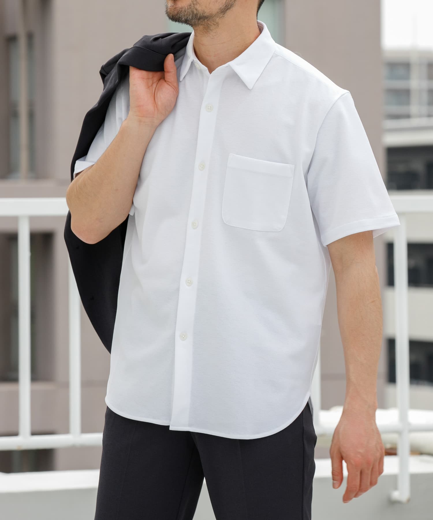 『セットアップ対応/XLサイズあり』コンフォータブルドライショートスリーブシャツ