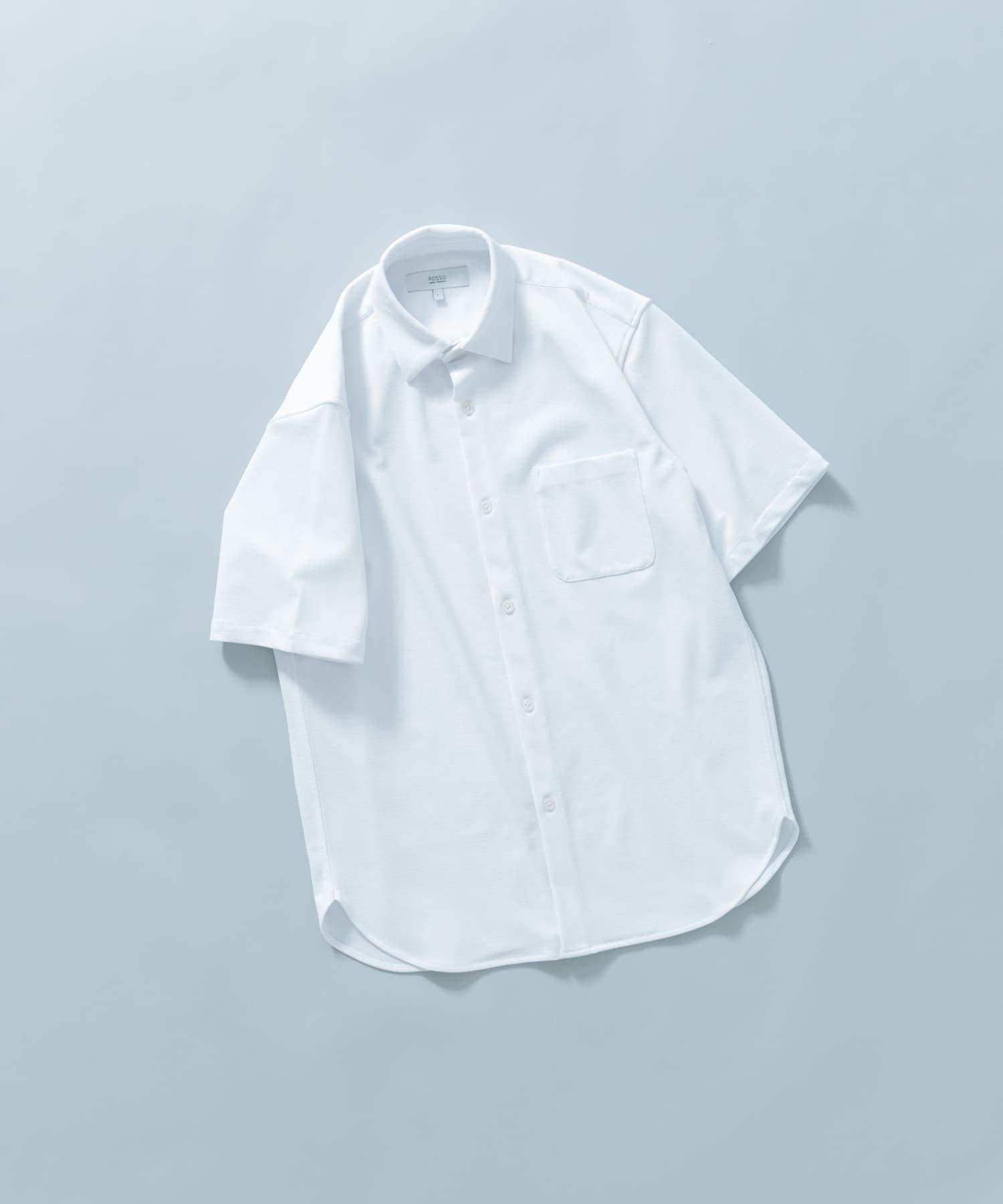 『セットアップ対応/XLサイズあり』コンフォータブルドライショートスリーブシャツ WHITE L