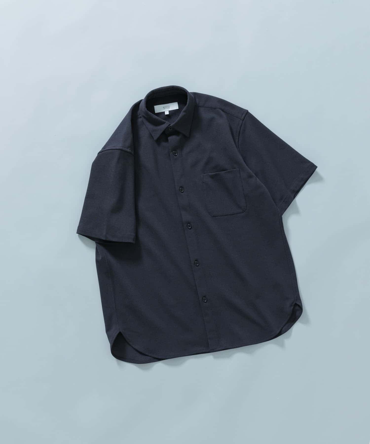 『セットアップ対応/XLサイズあり』コンフォータブルドライショートスリーブシャツ NAVY L
