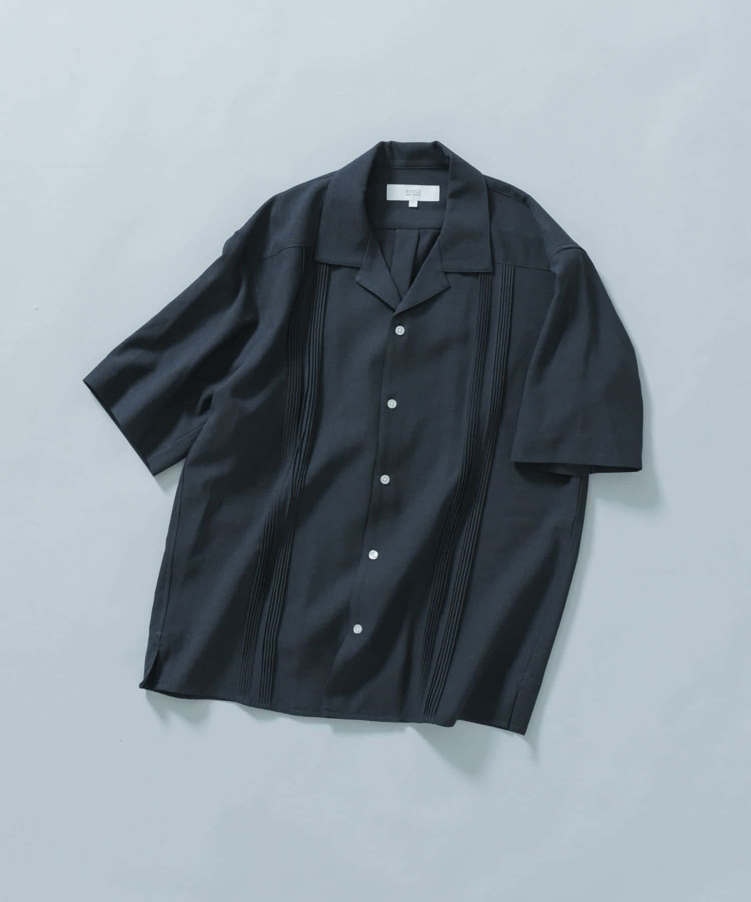 『WEB限定』『XLサイズあり』ウォッシャブルドライタッチ半袖シャツ NAVY XL