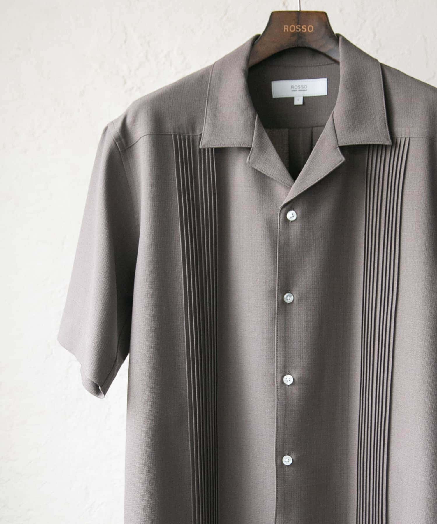 『WEB限定』『XLサイズあり』ウォッシャブルドライタッチ半袖シャツ GRAY XL