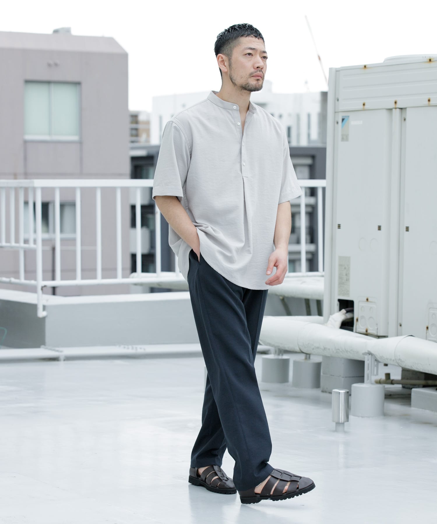 身長：173cm サイズ：L