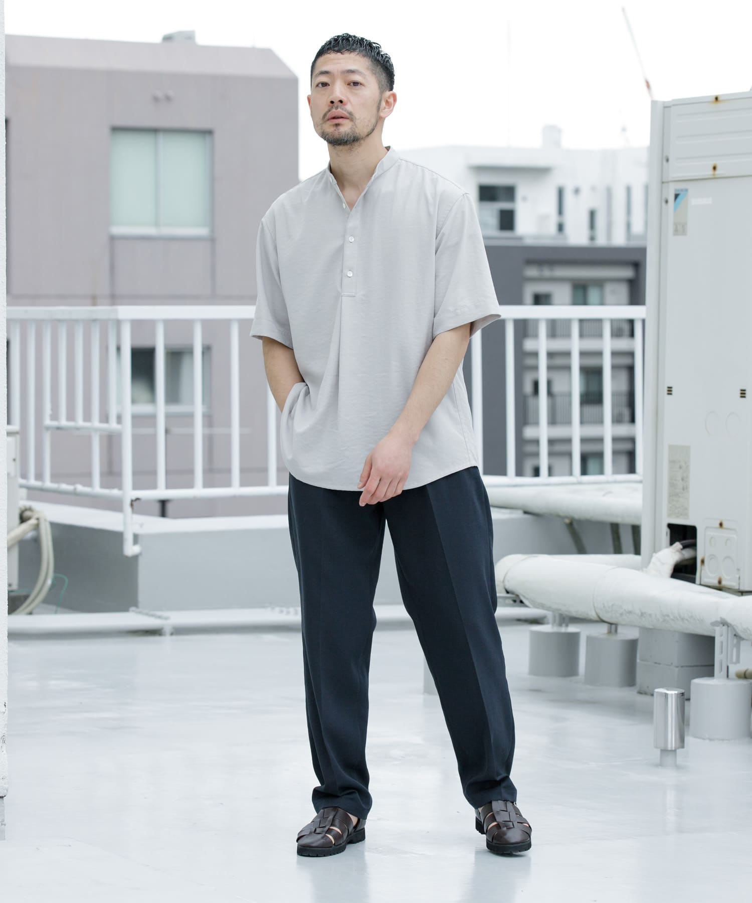 身長：173cm サイズ：L