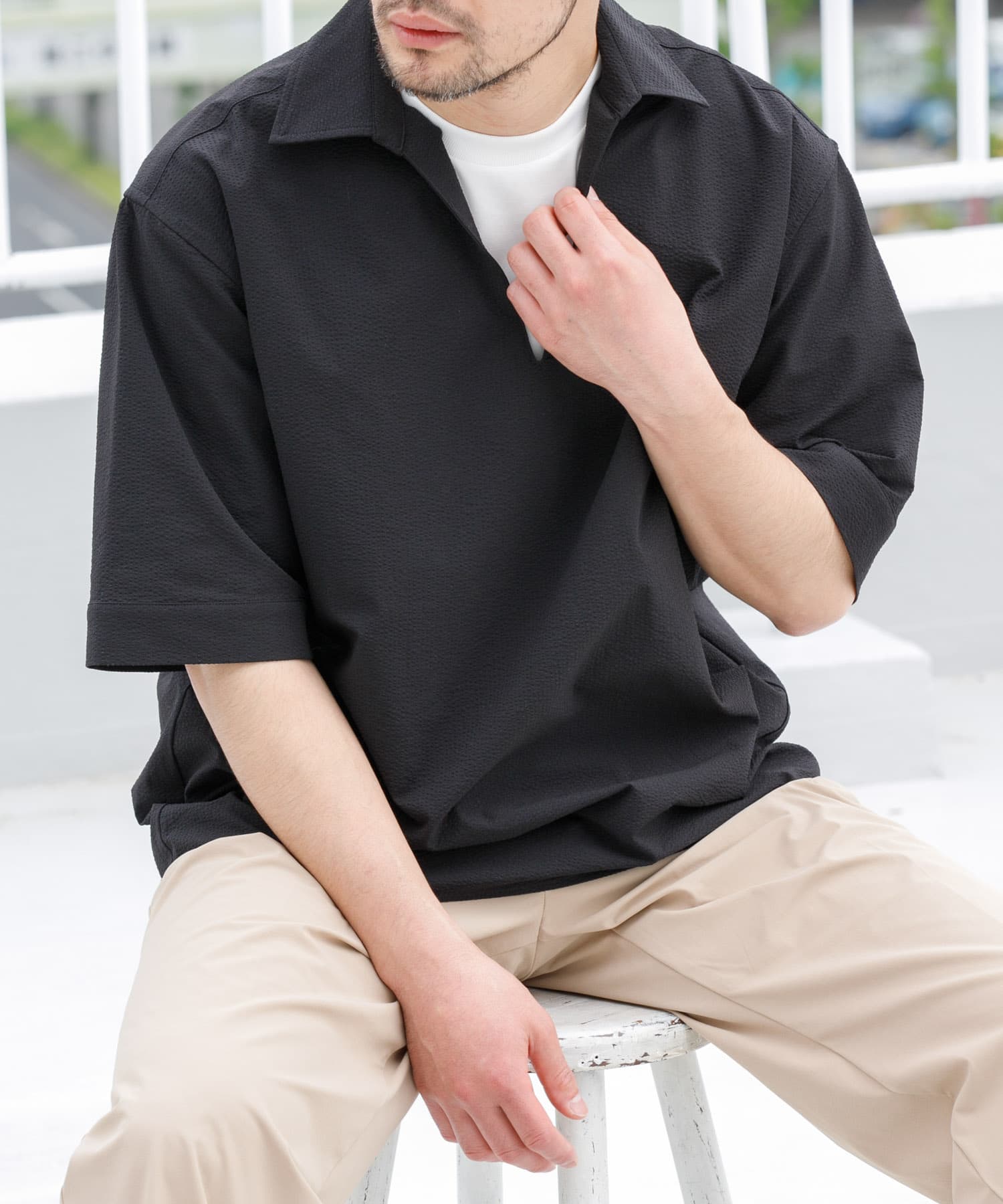 身長：173cm サイズ：L