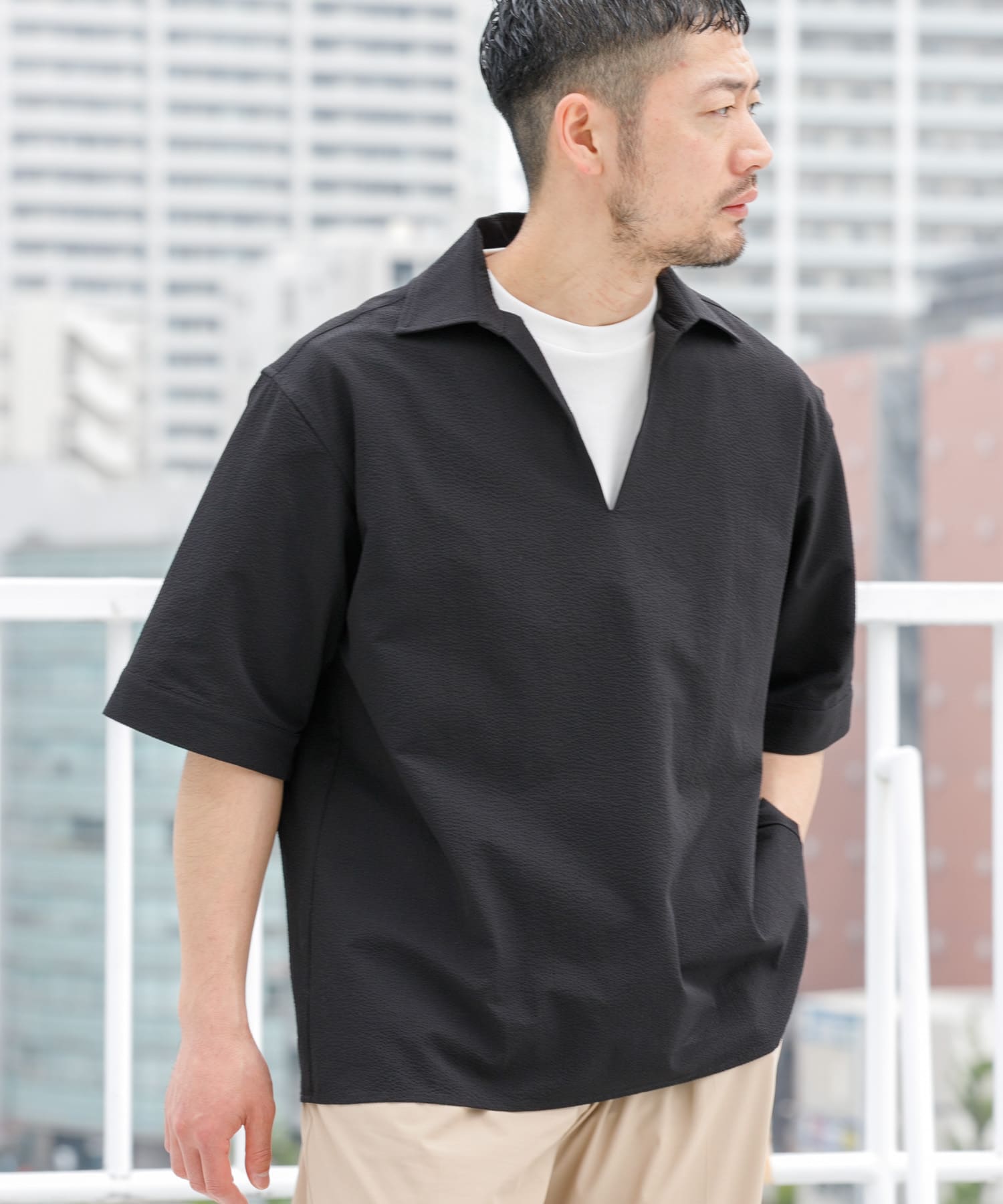 身長：173cm サイズ：L