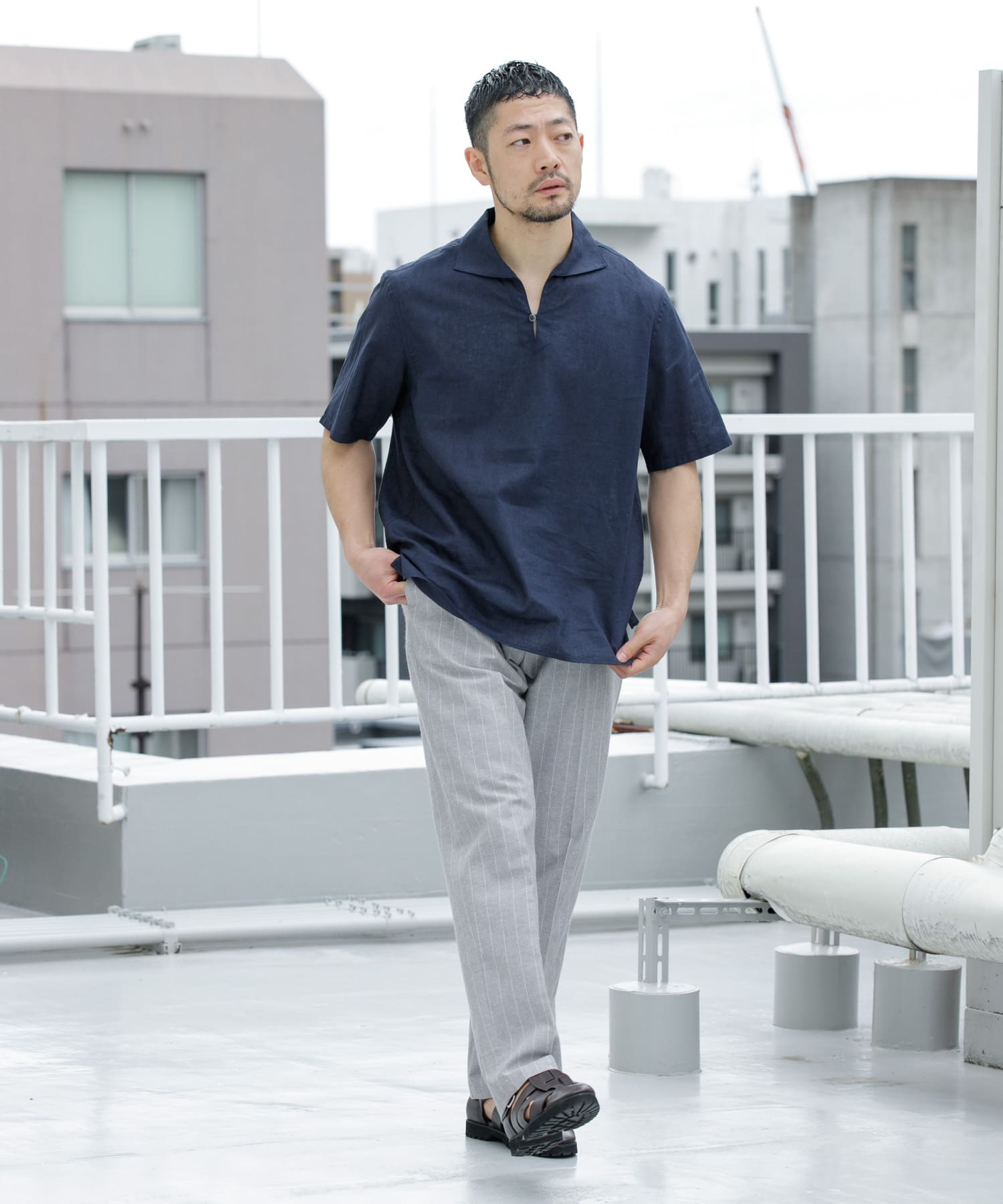 身長：173cm サイズ：L