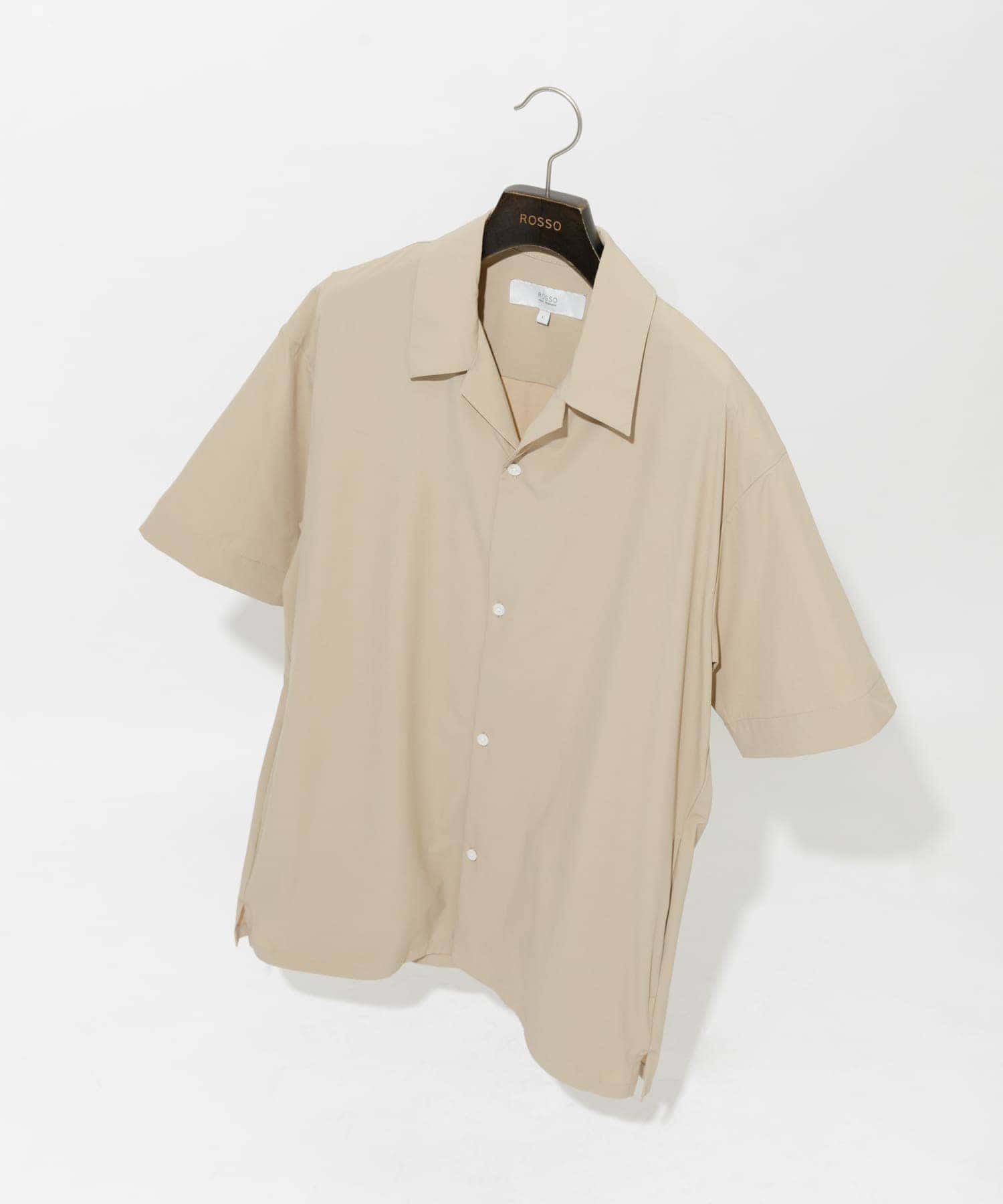 『セットアップ対応』『XLサイズあり』クールキープショートスリーブシャツ BEIGE XL