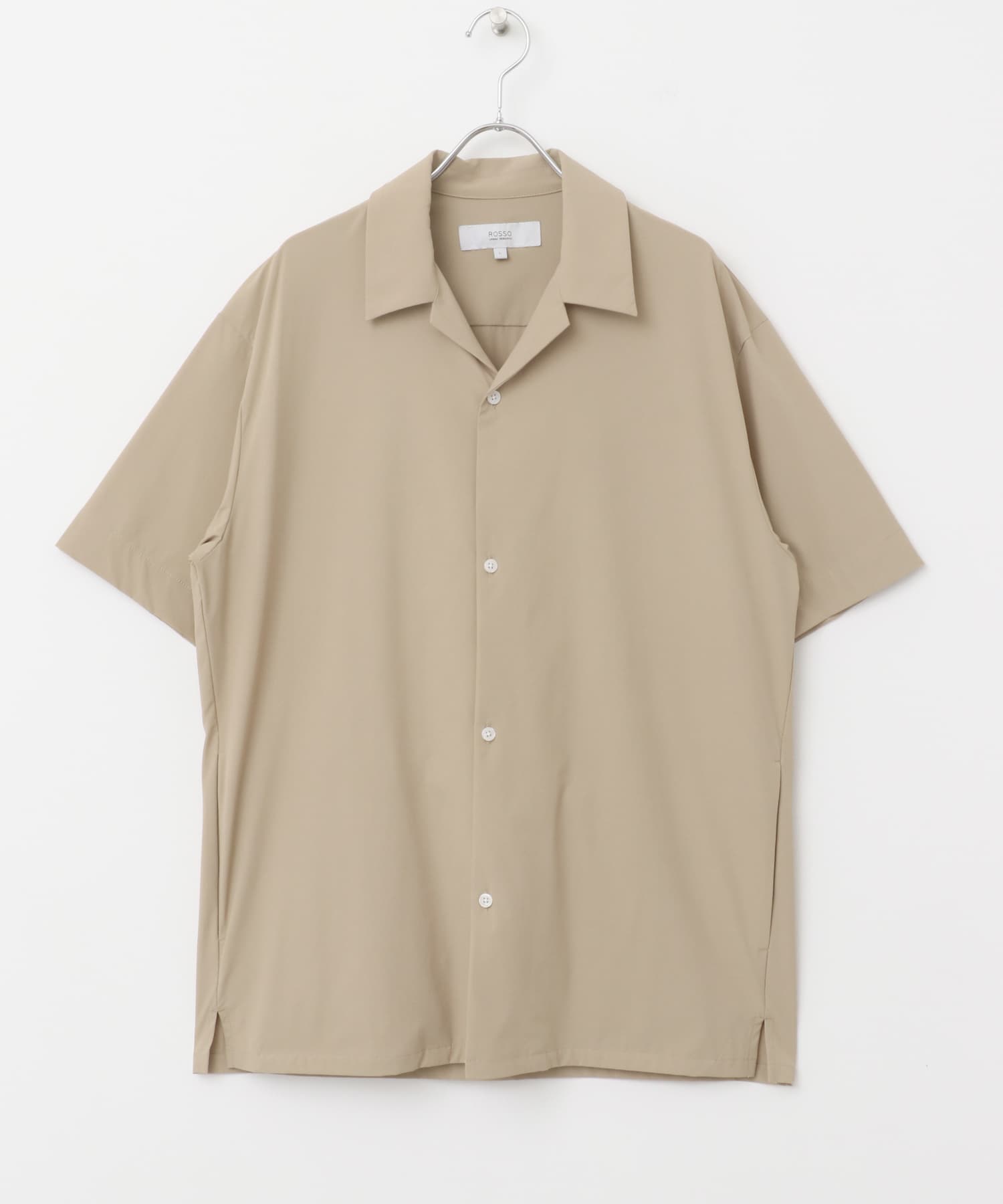 『セットアップ対応』『XLサイズあり』クールキープショートスリーブシャツ BEIGE S