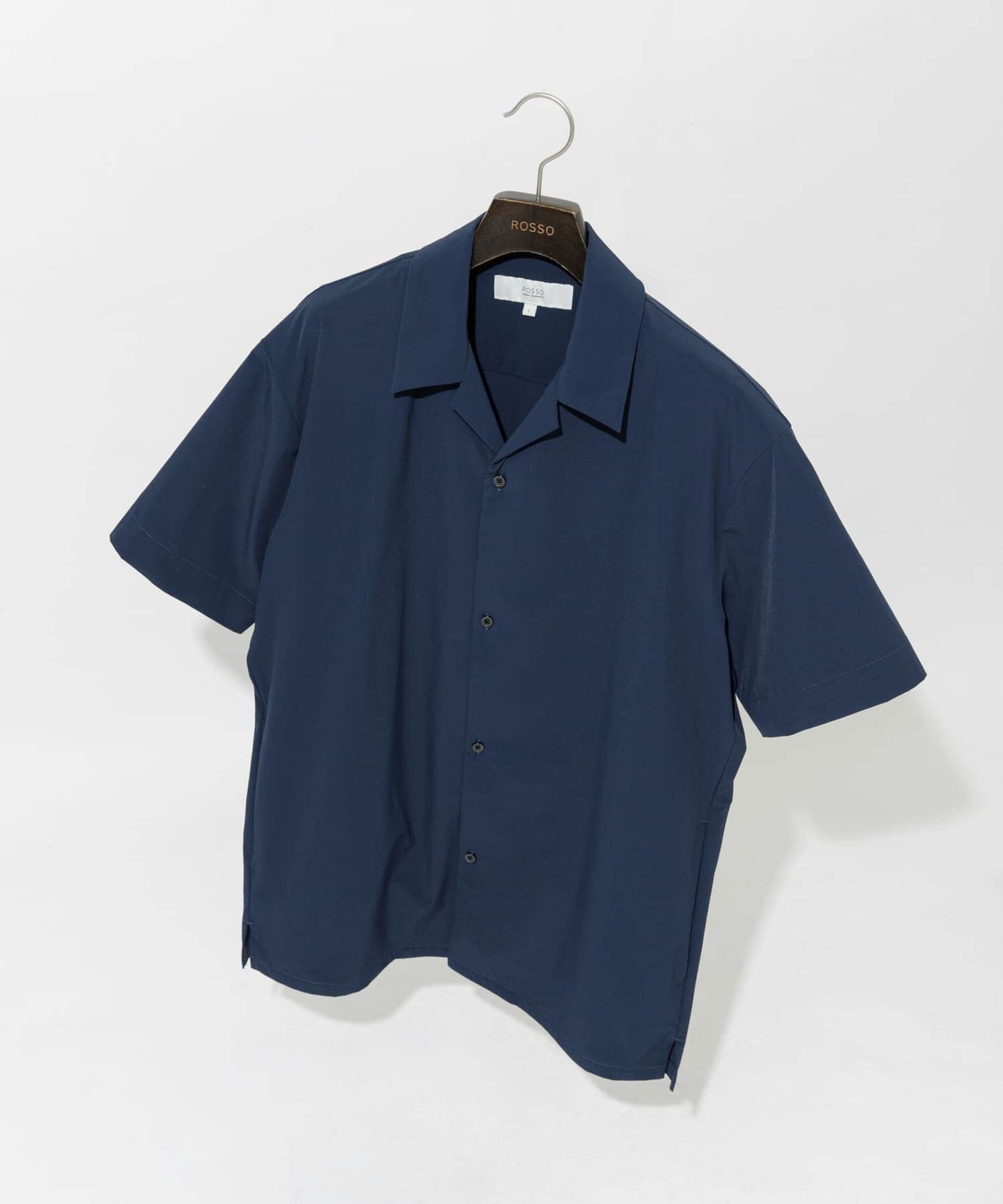 『セットアップ対応』『XLサイズあり』クールキープショートスリーブシャツ NAVY L