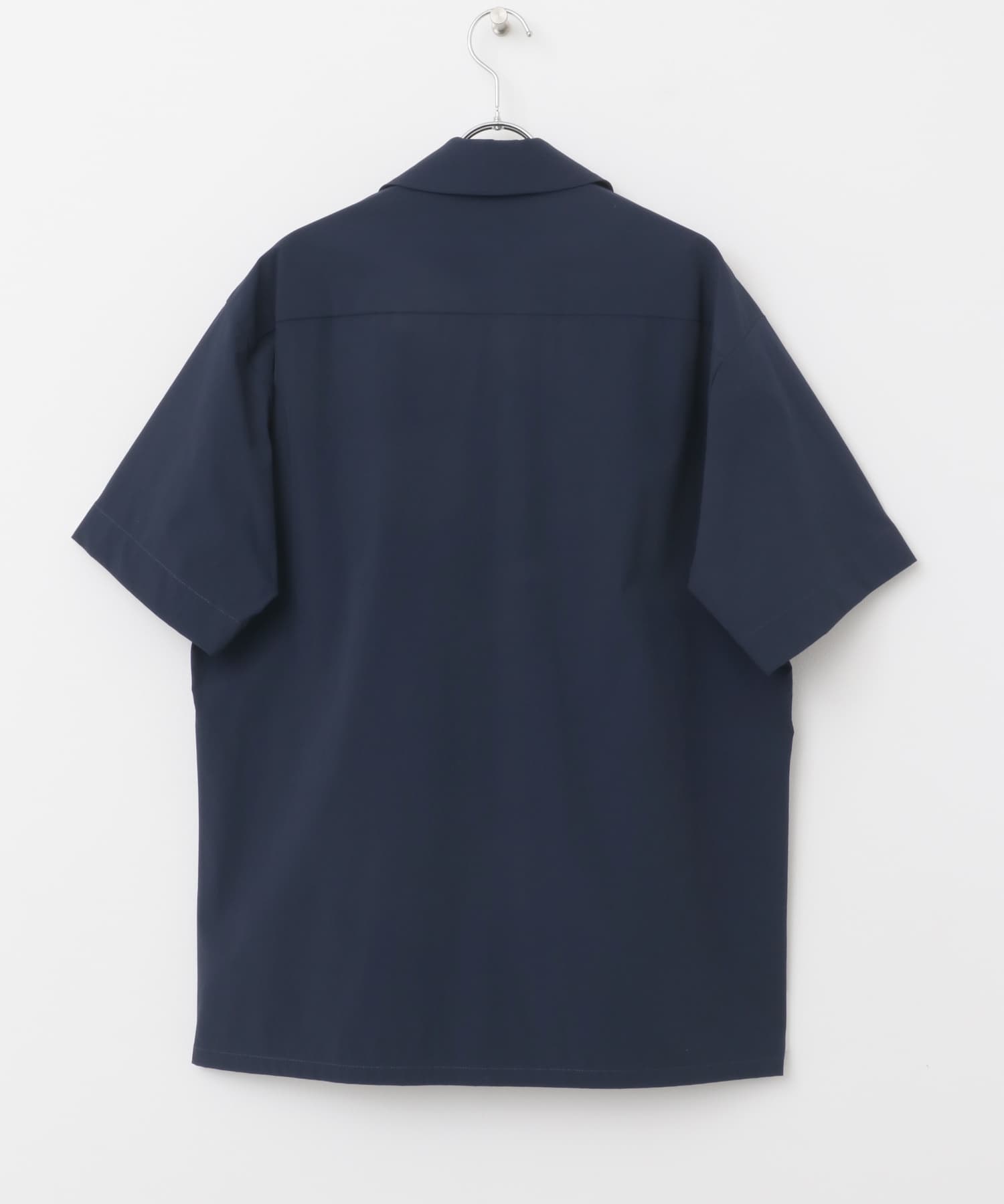 『セットアップ対応』『XLサイズあり』クールキープショートスリーブシャツ NAVY S